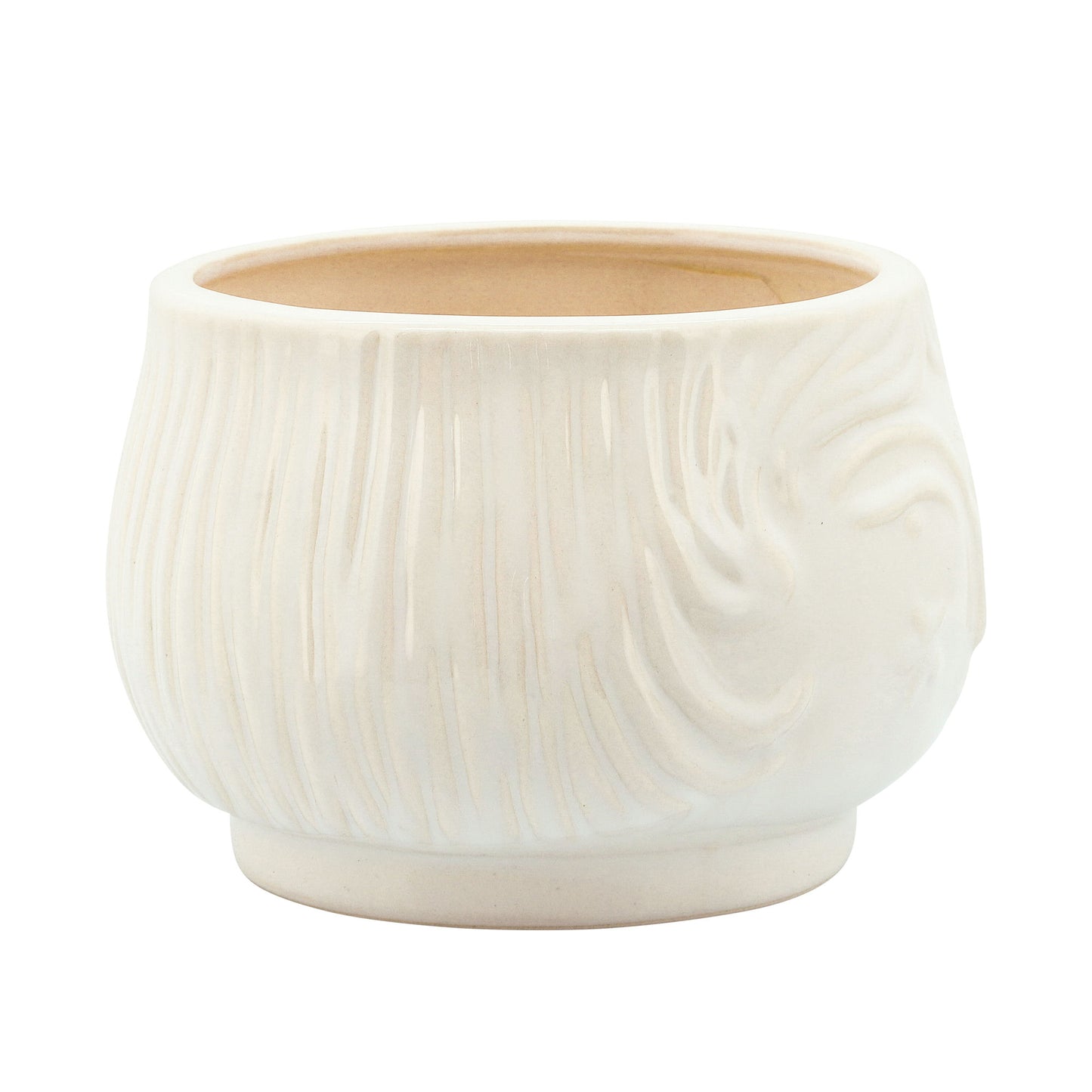 7" Grandma Planter, White