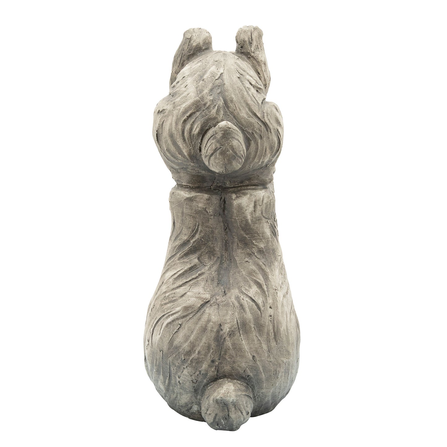 Resin, 15"h Kissing Bunnies, Antique White