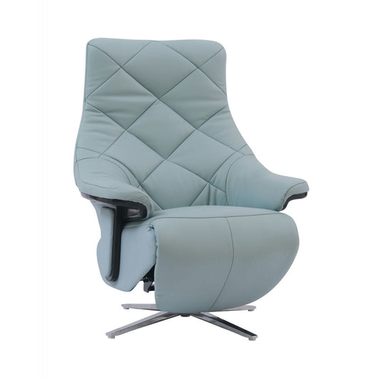 15P-1140 Luna Swivel Pedestal Power Recliner, Capri Baby Blue