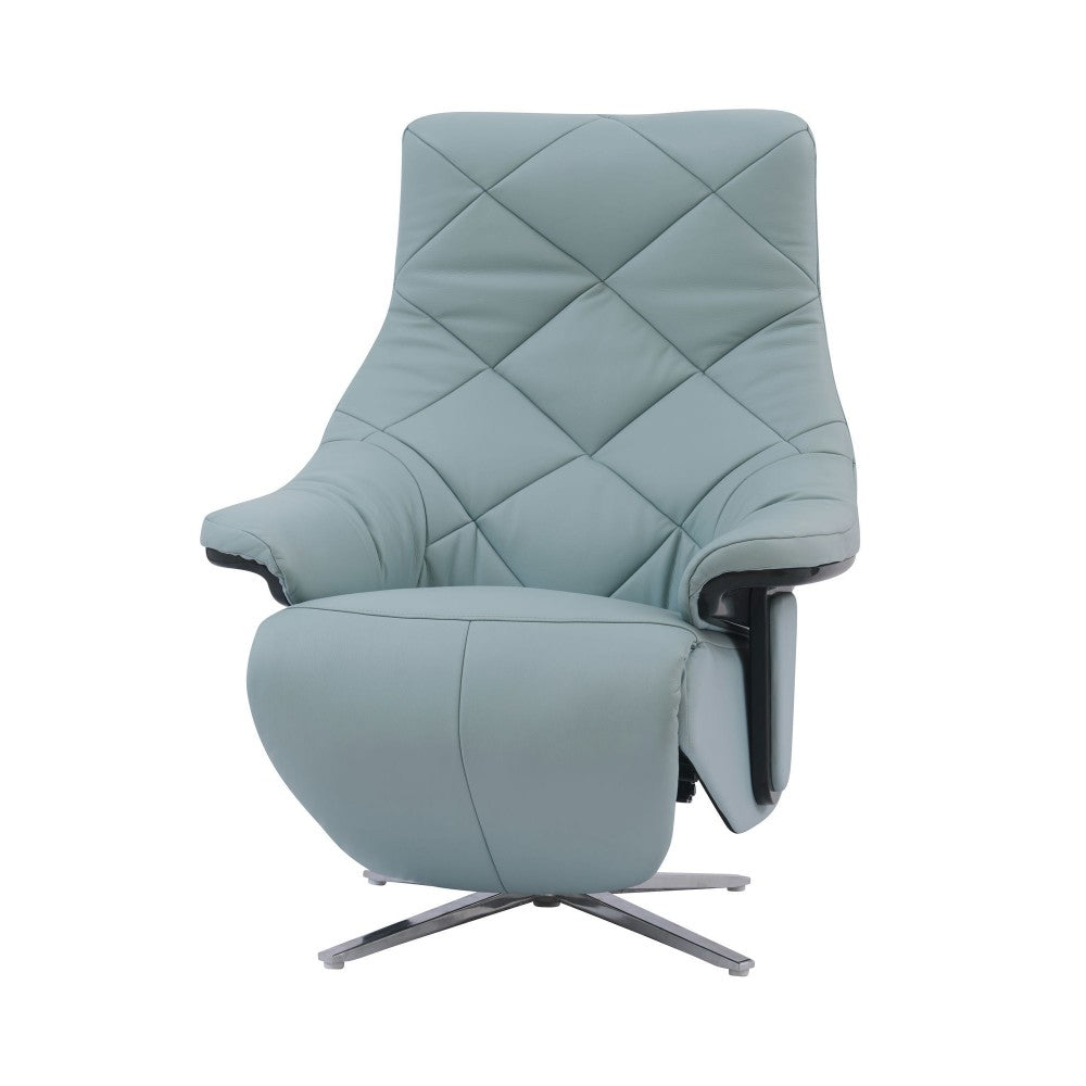 15P-1140 Luna Swivel Pedestal Power Recliner, Capri Baby Blue