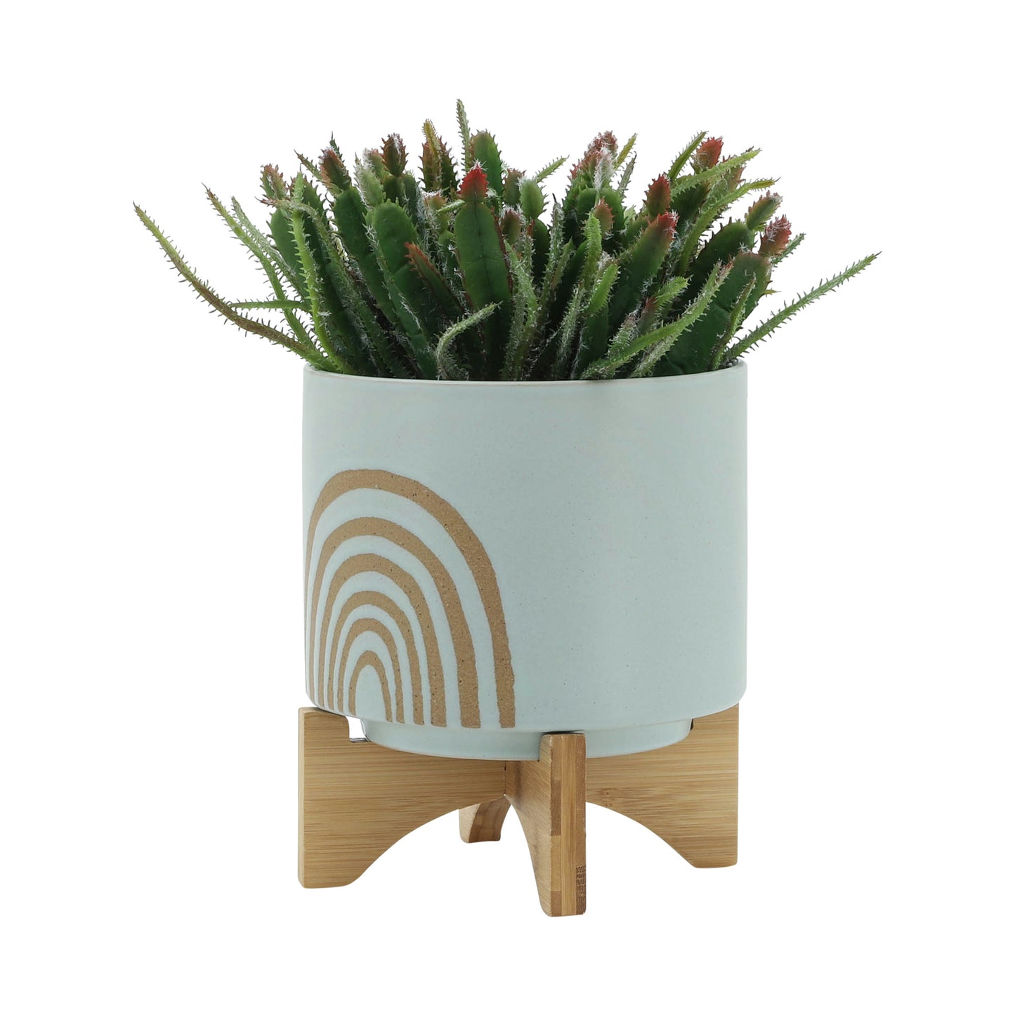 8" Arch Planter W/ Stand, Mint