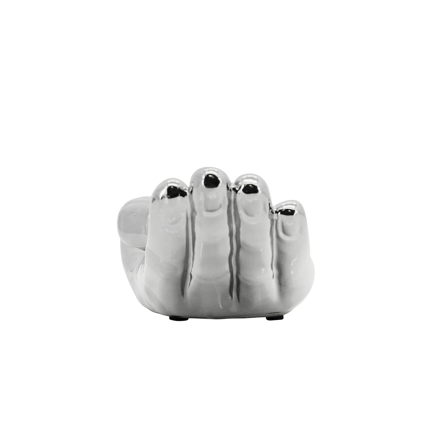 8" Asking Hand, Silver