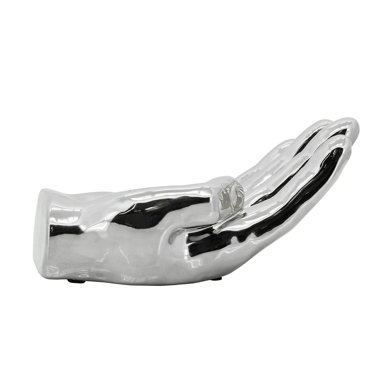 8" Asking Hand, Silver