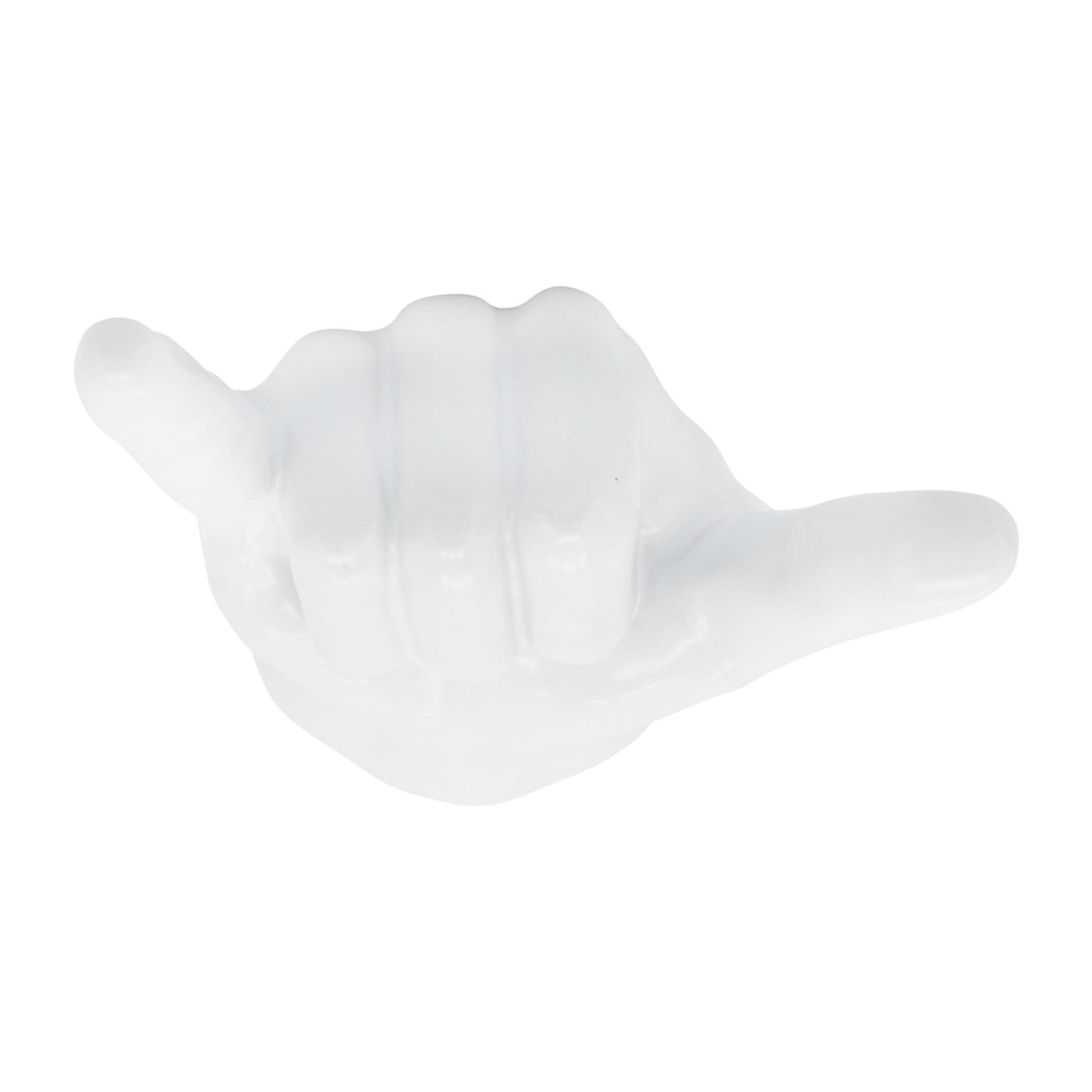 7"h, "hang Loose" Hand, White