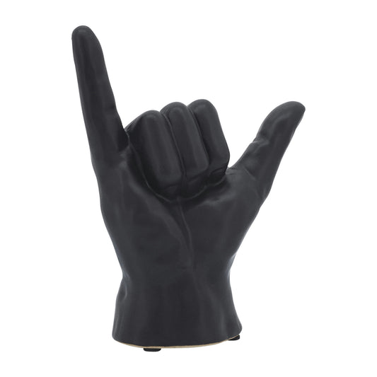 7"h, "hang Loose" Hand, Black