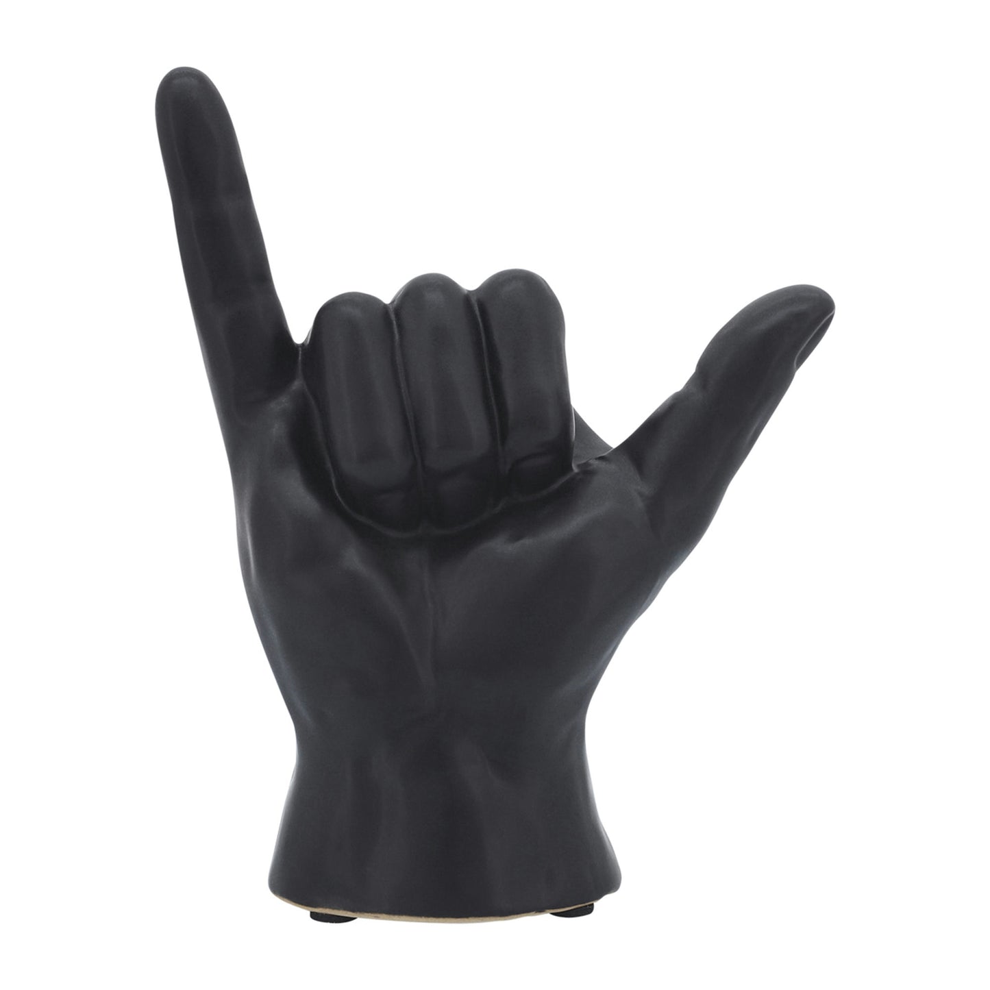7"h, "hang Loose" Hand, Black