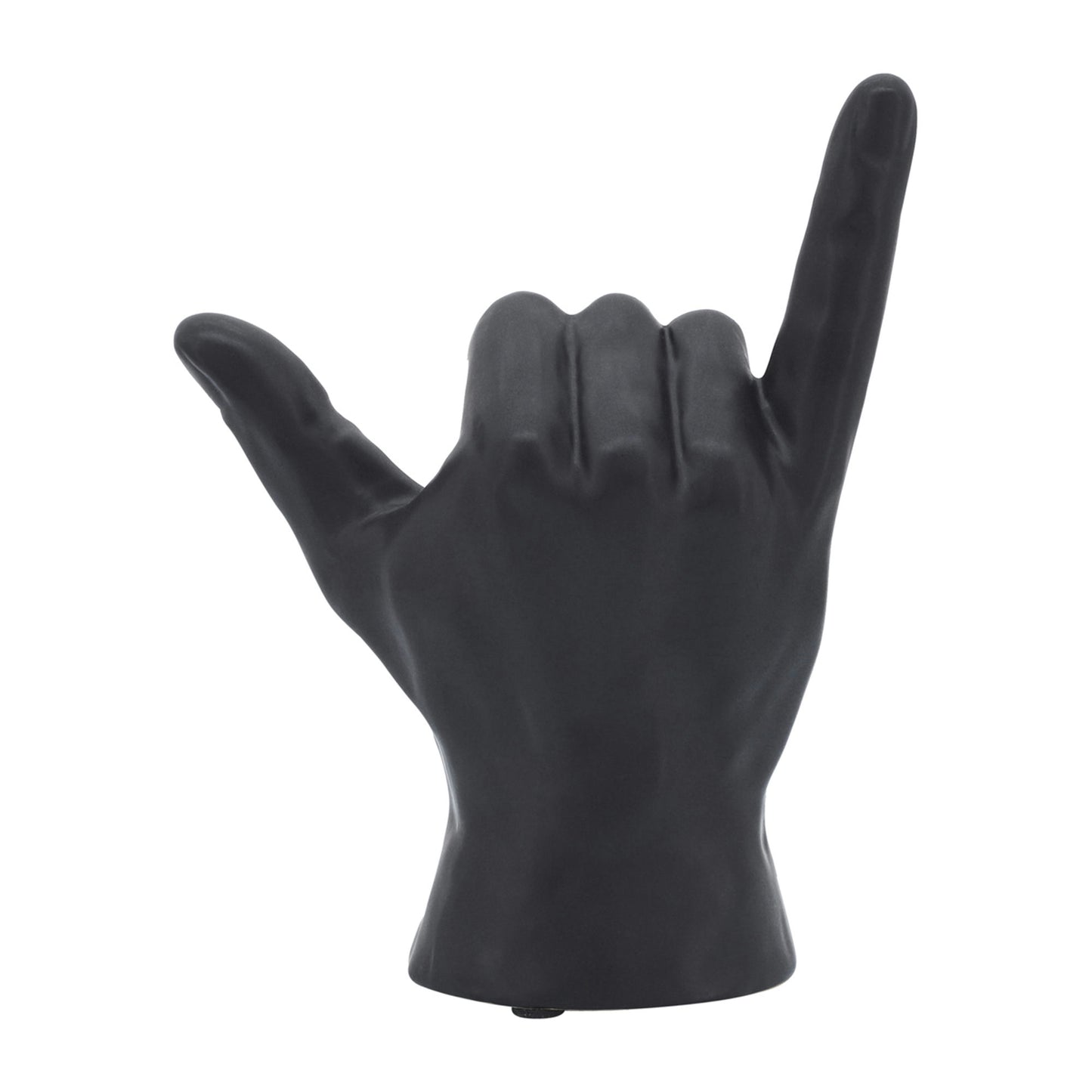 7"h, "hang Loose" Hand, Black