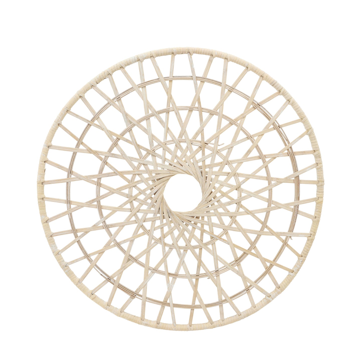 Wicker, 24", Round Wall Deco, Natural