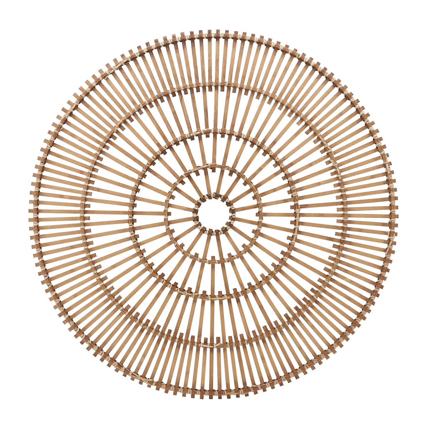 Wicker, 36", Round Wall Accent, Natural