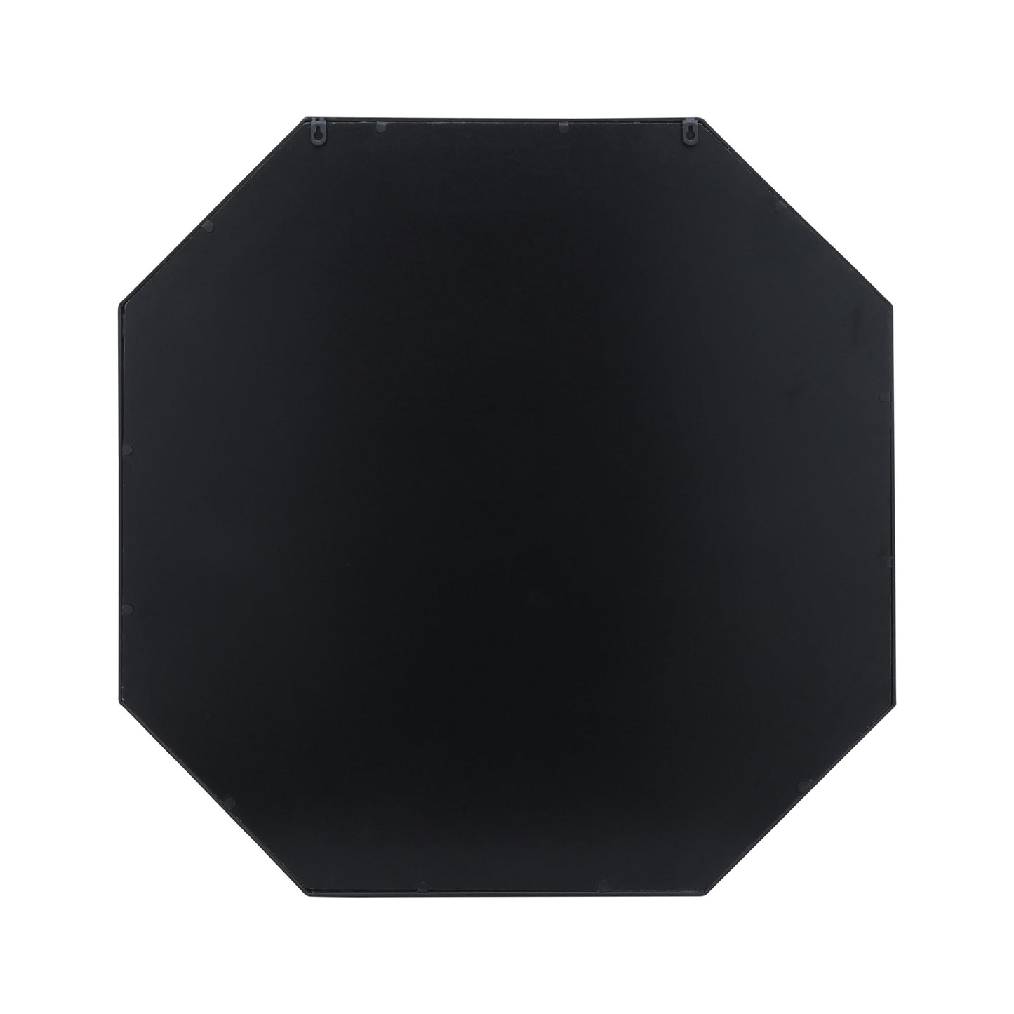 Metal, 32" Octagonal Mirror, Black