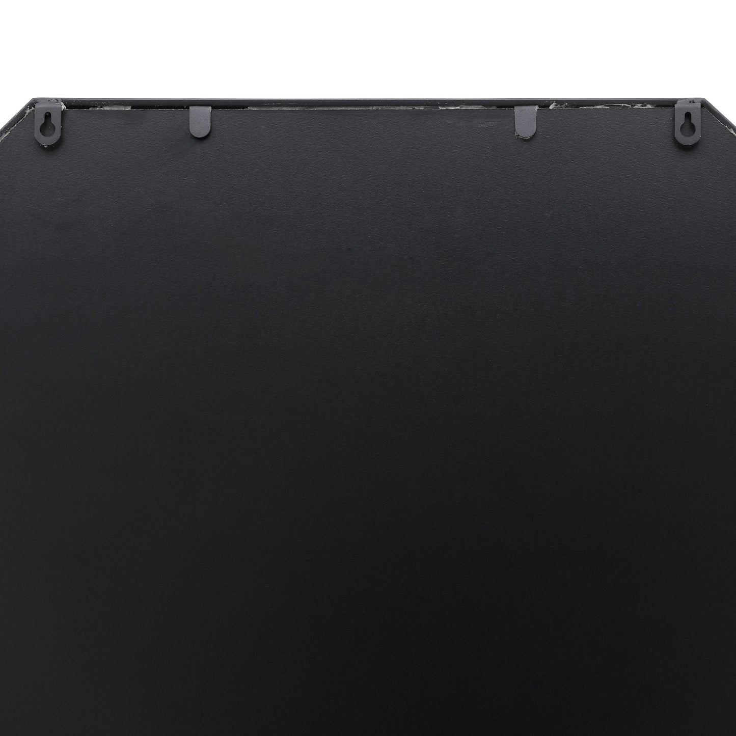 Metal, 32" Octagonal Mirror, Black