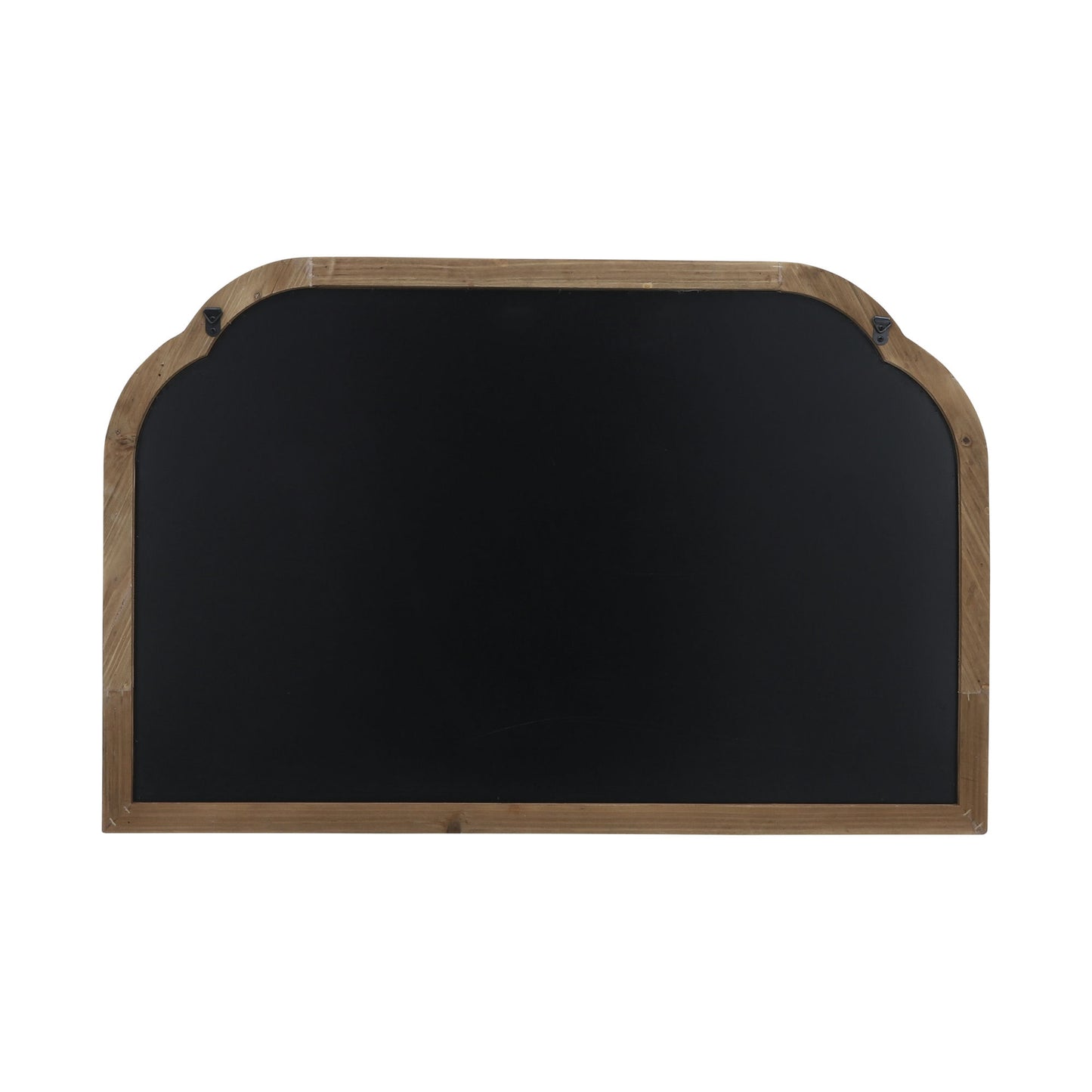 Wood, 36x24 Half Mirror, Brown Wb