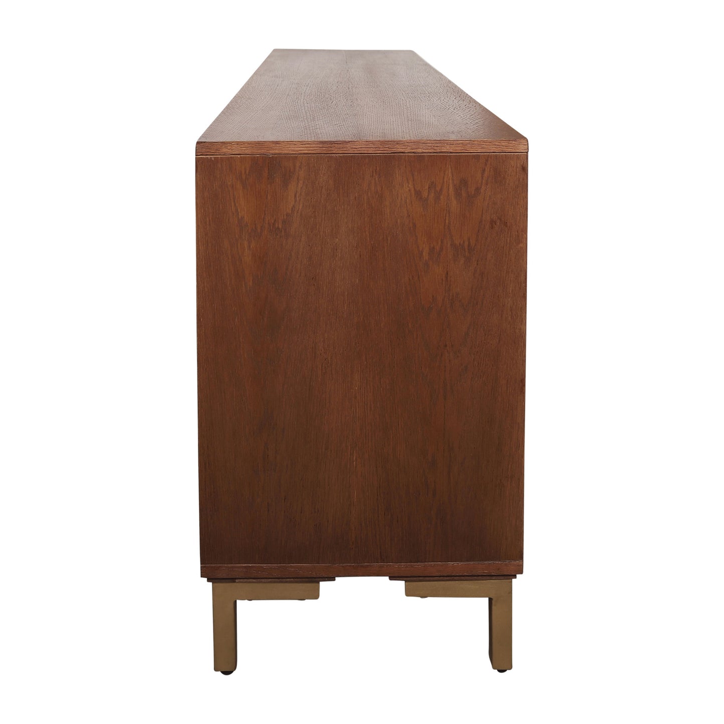 Wood, 70x30 Square Knob Console Cabinet, Brown