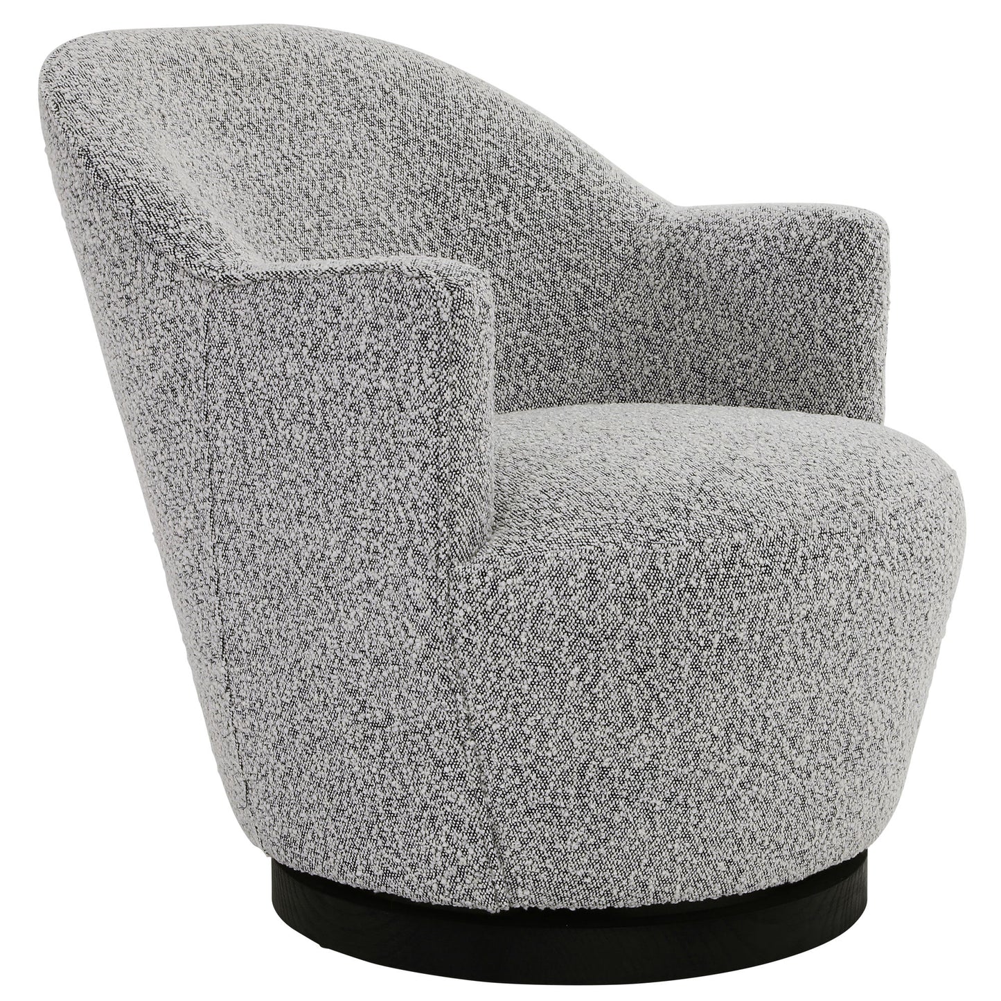 Wood, Swivel Chair, Salt & Pepper Kd