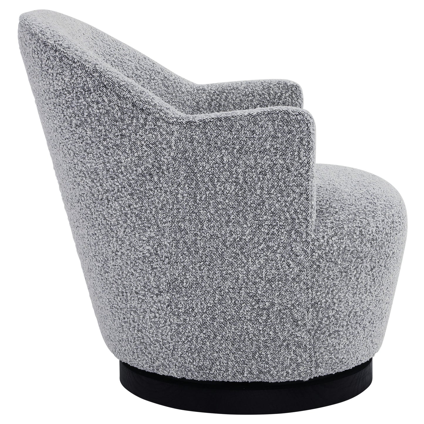 Wood, Swivel Chair, Salt & Pepper Kd