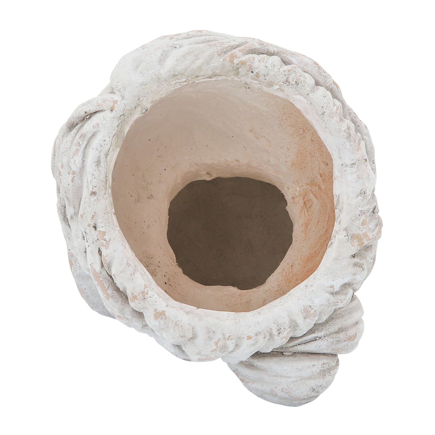 Resin, 18"h Lady Bust Planter, Antique White