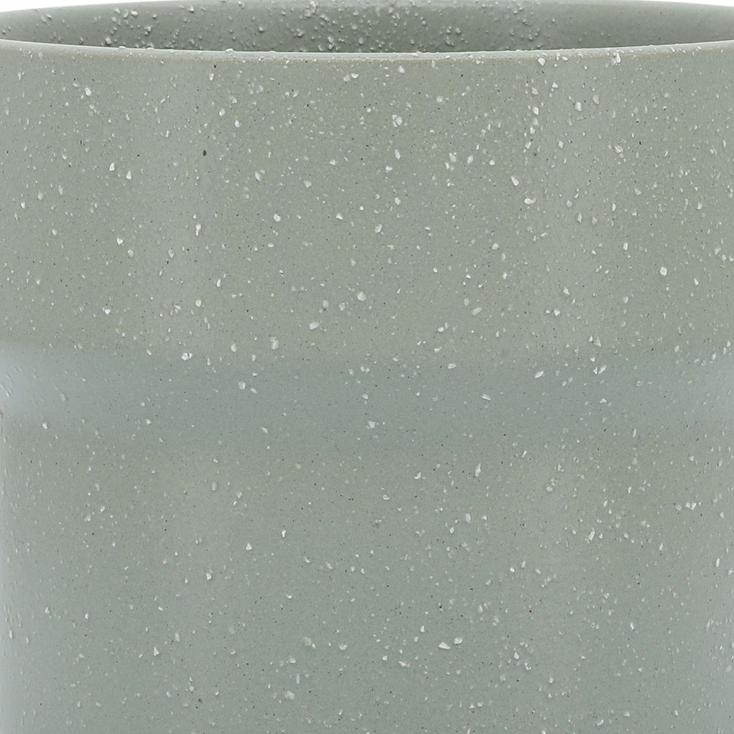 Cer, S/3 7/9/10"d Mushroom Planters, Greeen