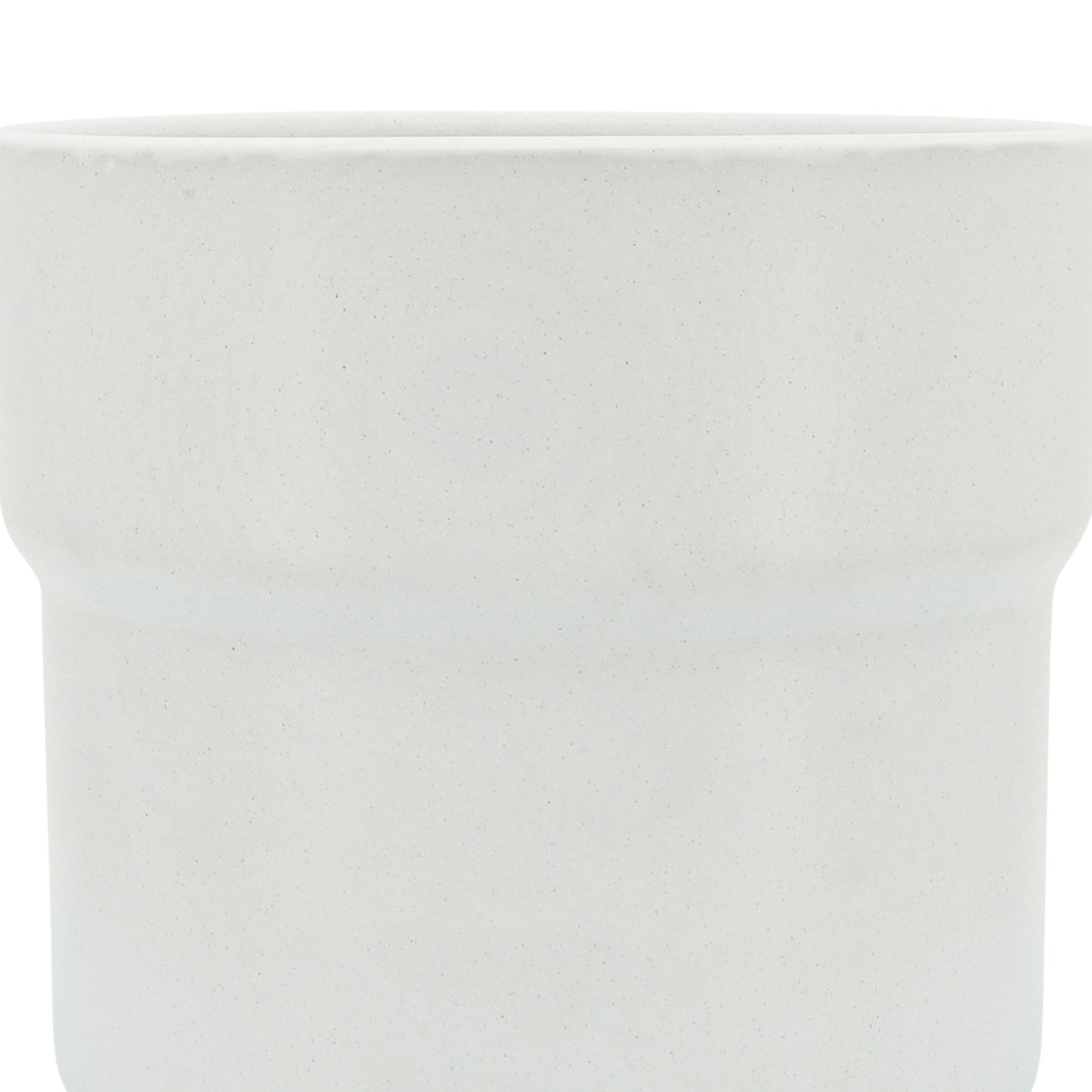 Cer, S/3 7/9/10"d Mushroom Planters, White