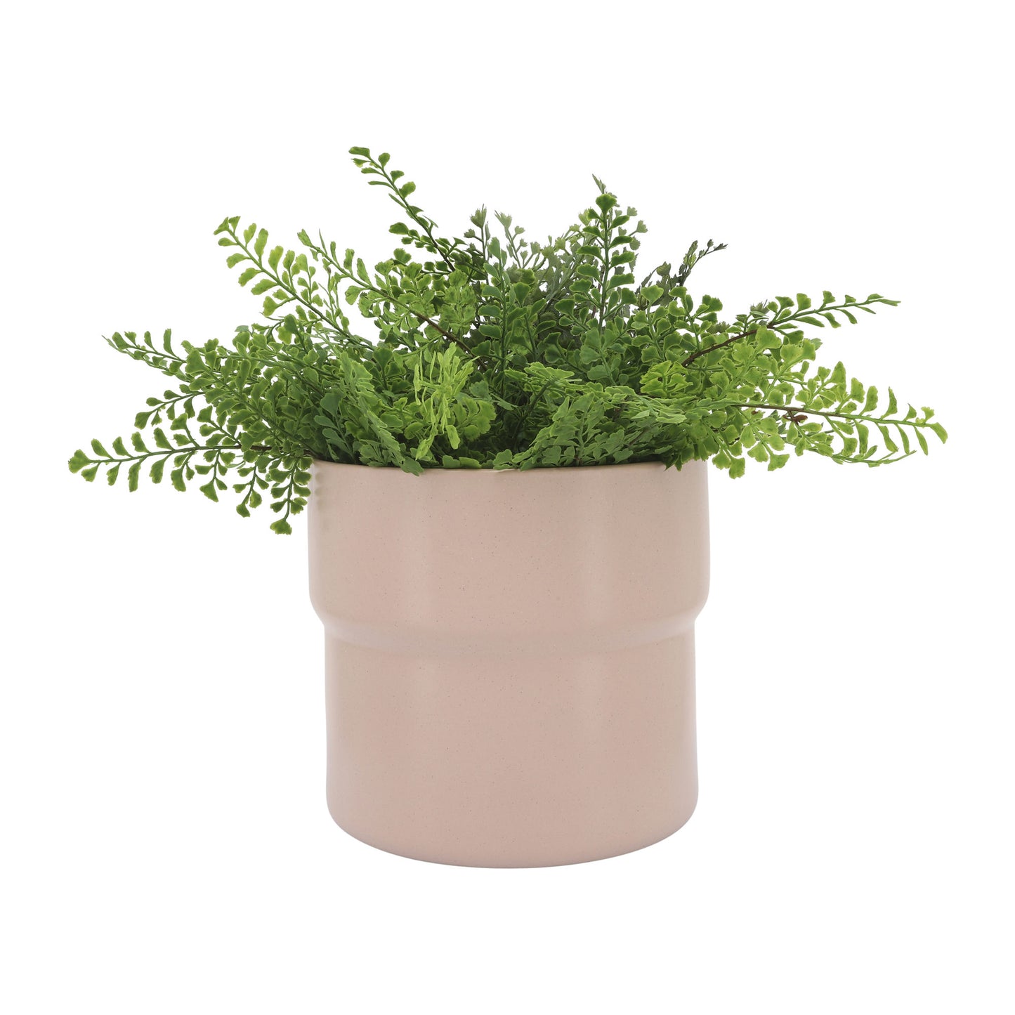 Cer, S/3 7/9/10"d Mushroom Planters, Blush