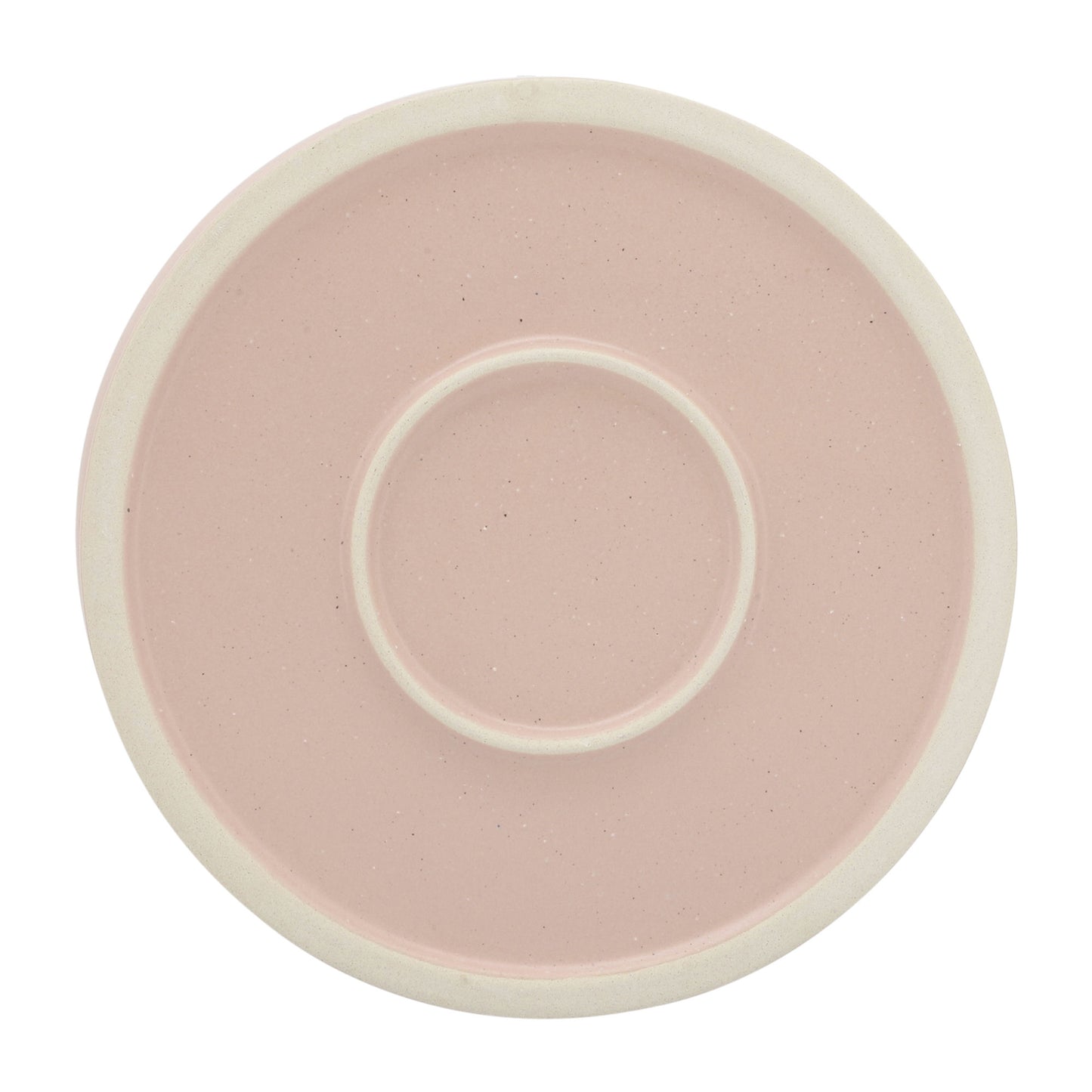 Cer, S/2 7/10"d Planters W/ Saucer, Blush