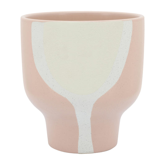 Cer, 10" Mushroom Planter, Blush