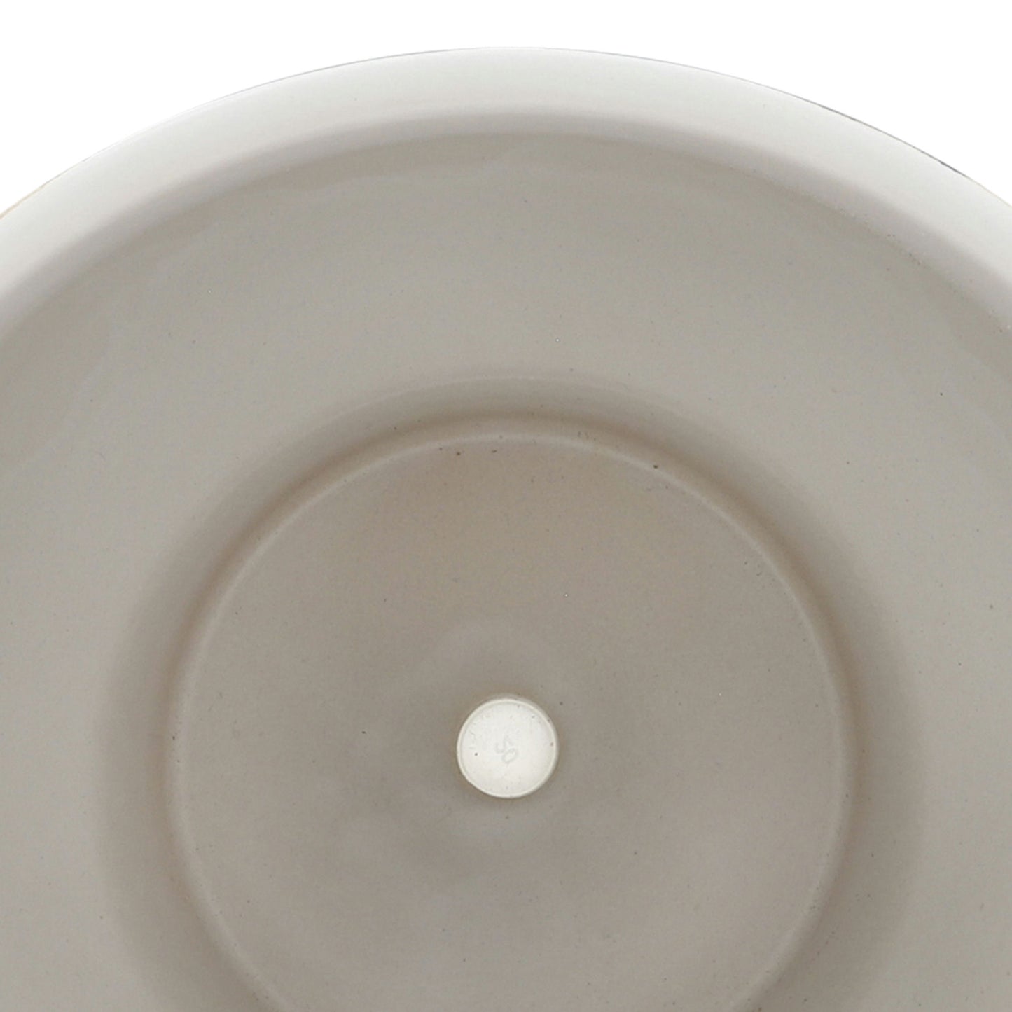 Cer, 10" Mushroom Planter, White