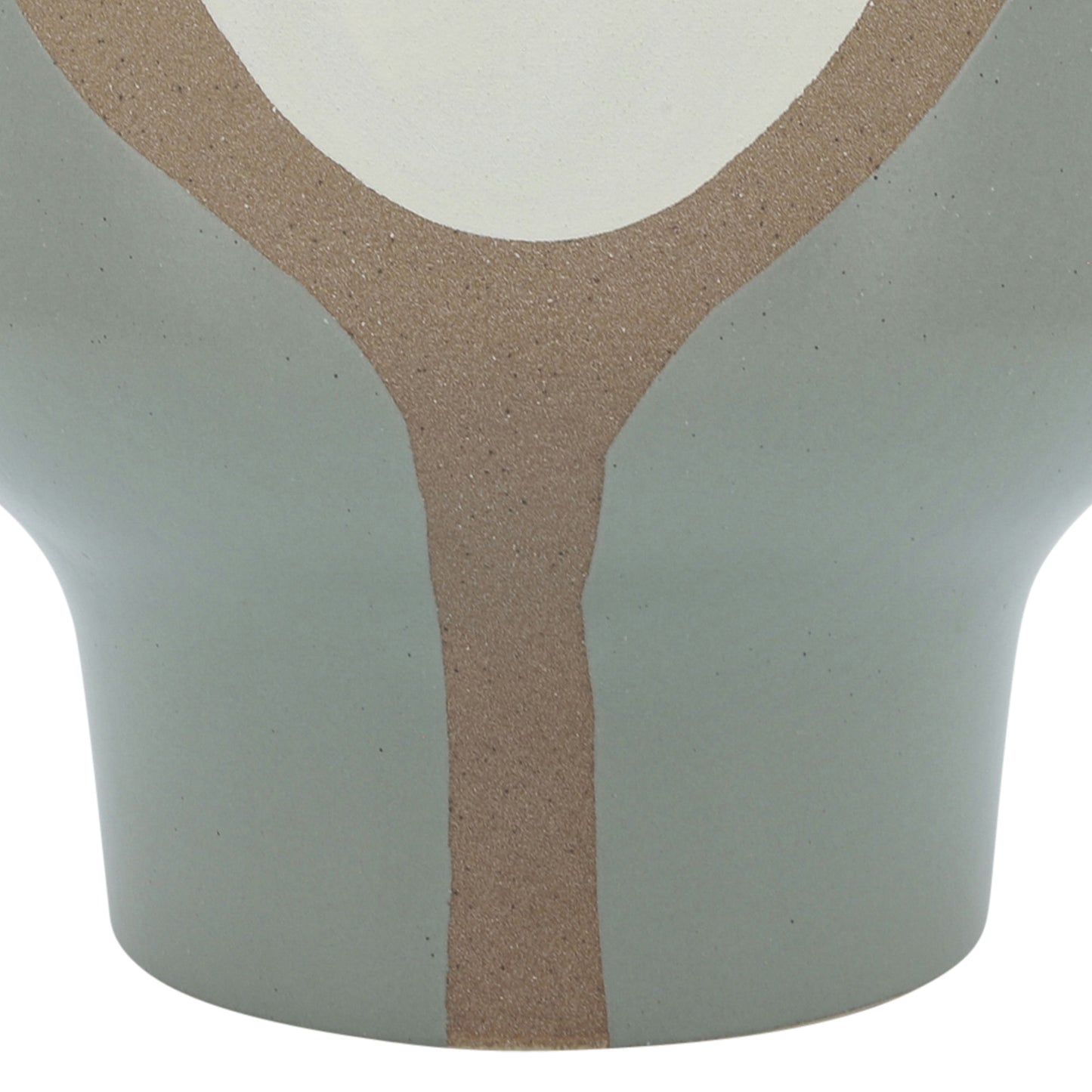 Cer, 10" Mushroom Planter, Mint