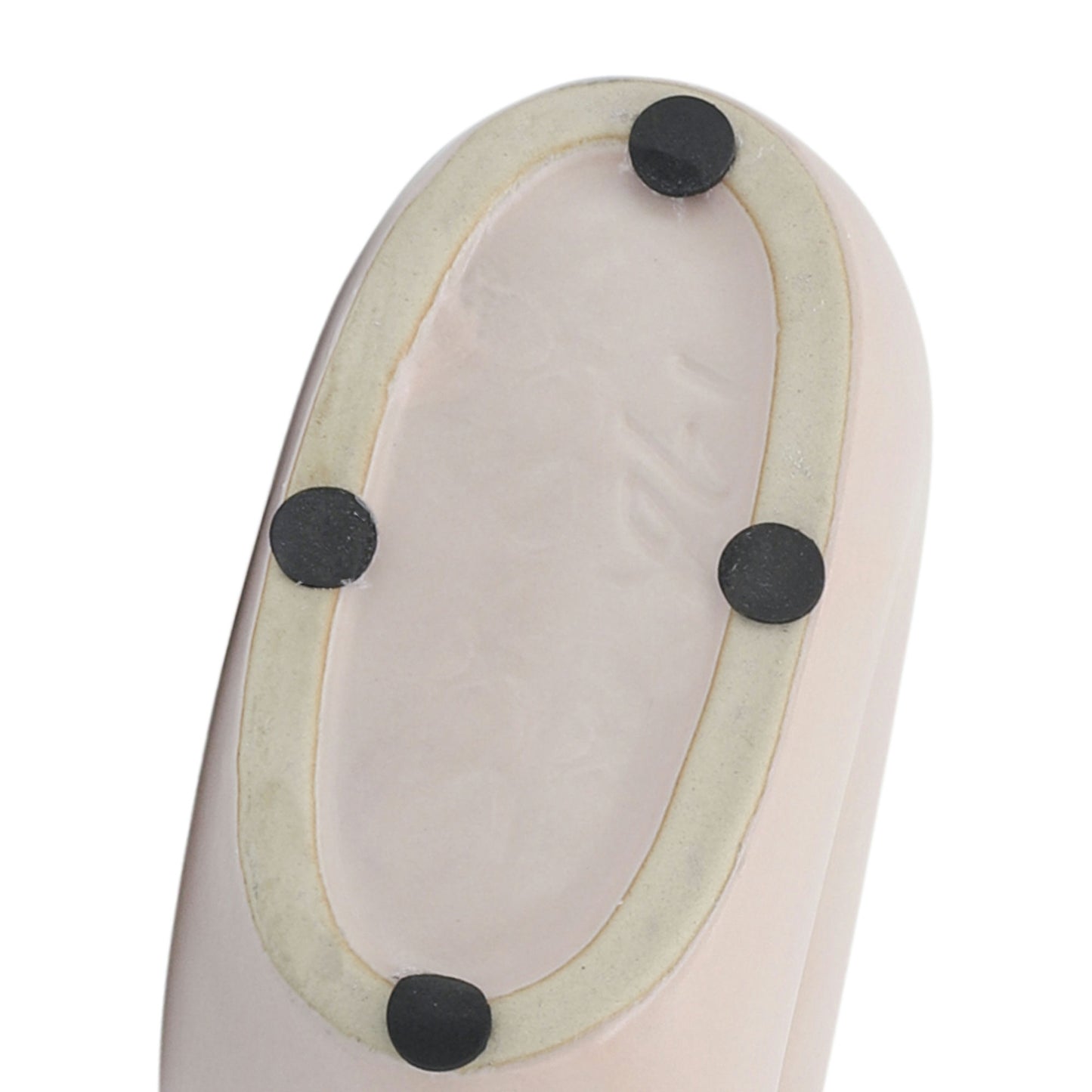 Cer, 14"h Open Cut-out Vase, Blush