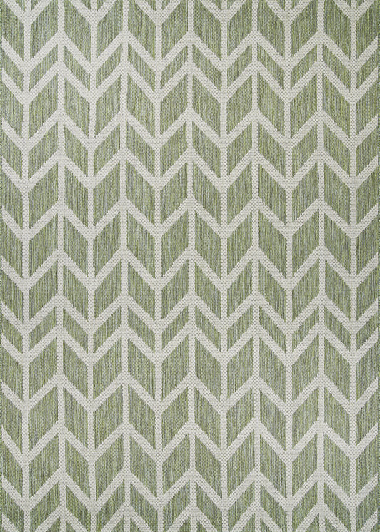 Couristan Recife Garden Key Sage-Champagne Rug 8'6" x 13'