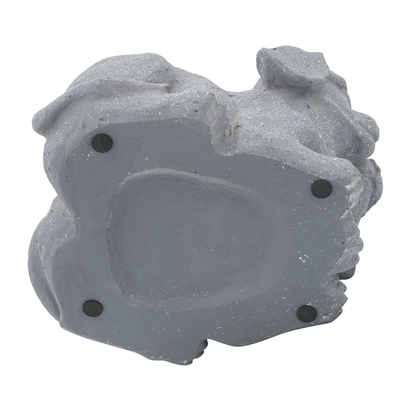 Resin, 11"l Puppies Duo Planter, Gray