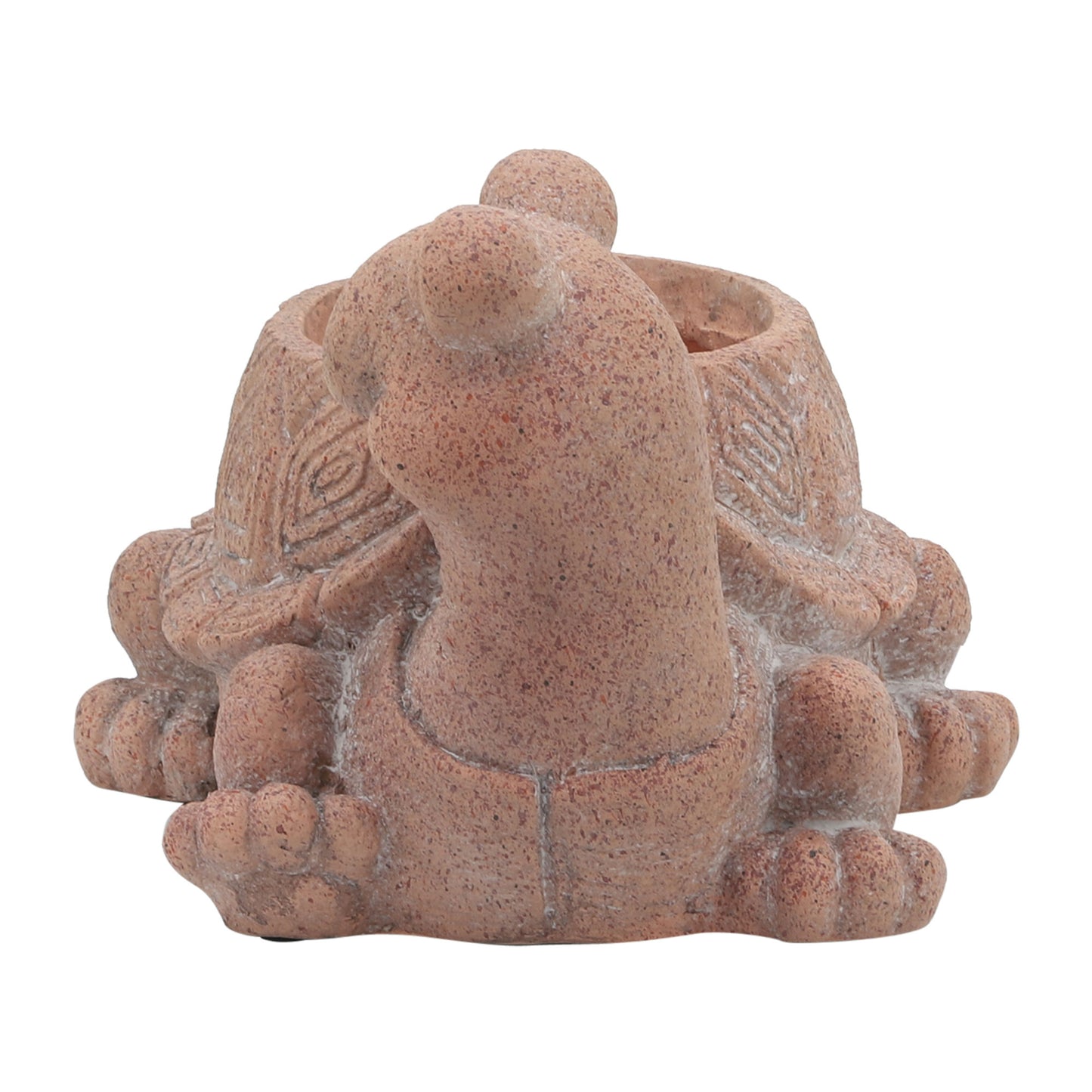 Resin, 12"l Turtle Planter, Terracotta