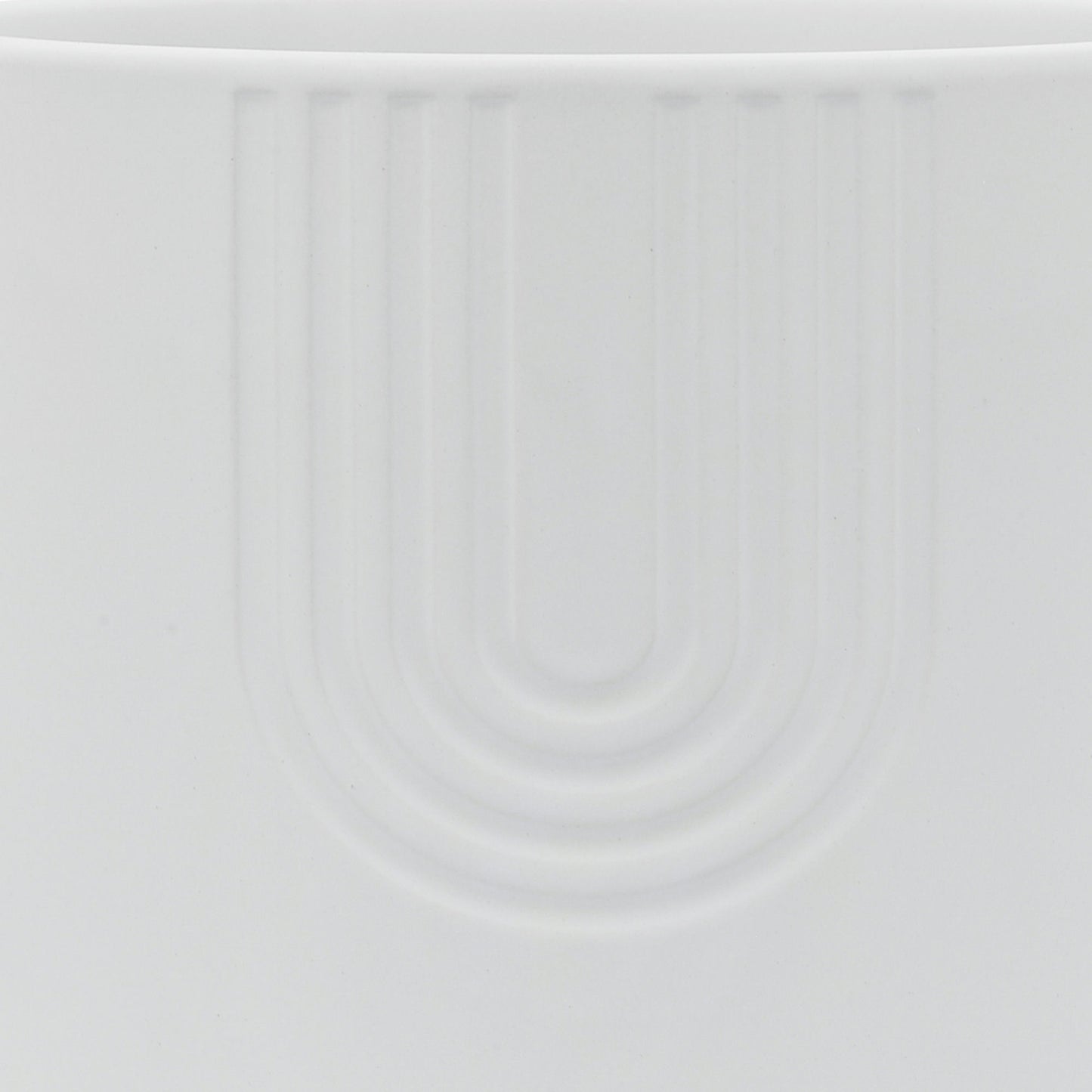 Cer, S/2 6/8" Bravais Footed Planters, White