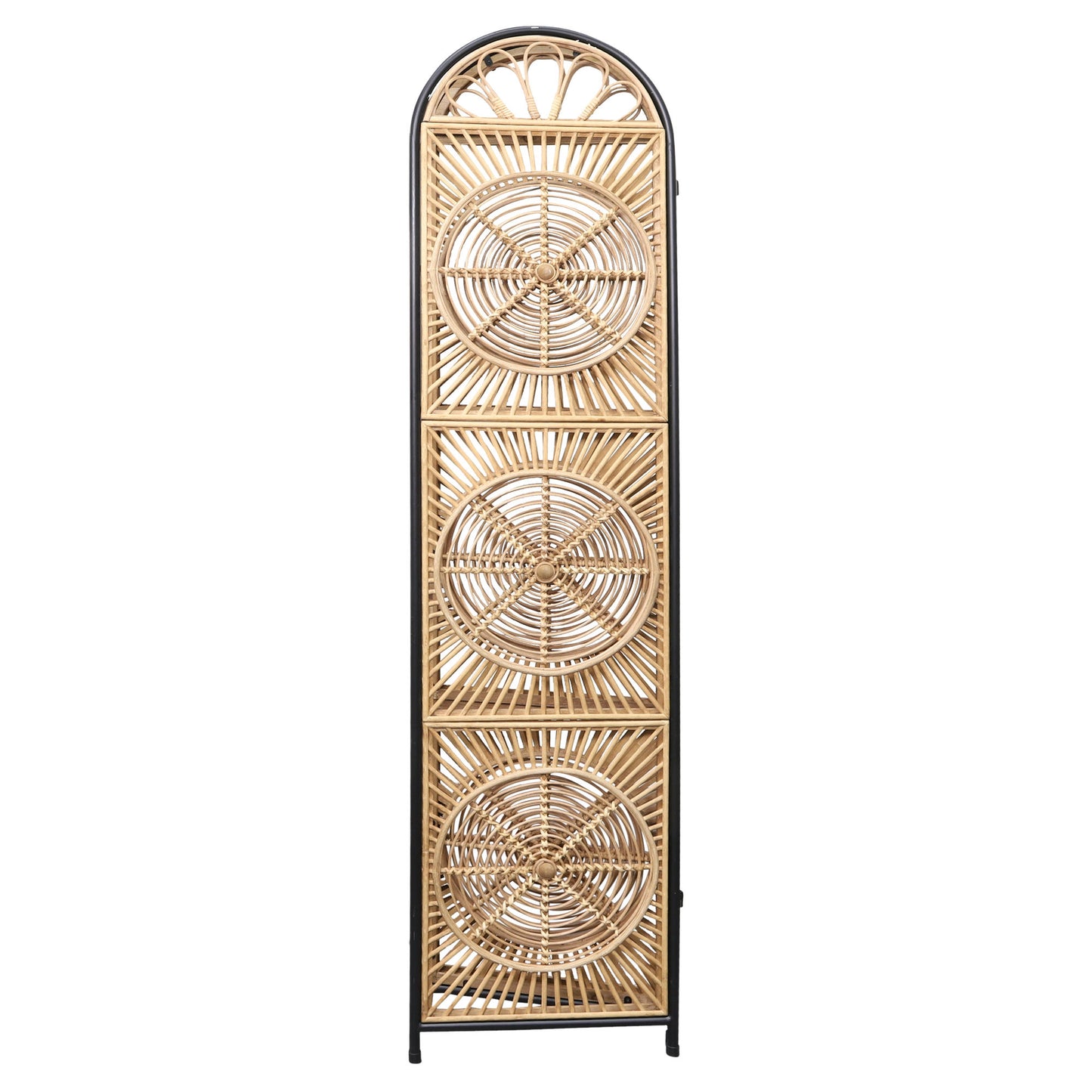 Rattan, 53x73" Screen Divider, Brown
