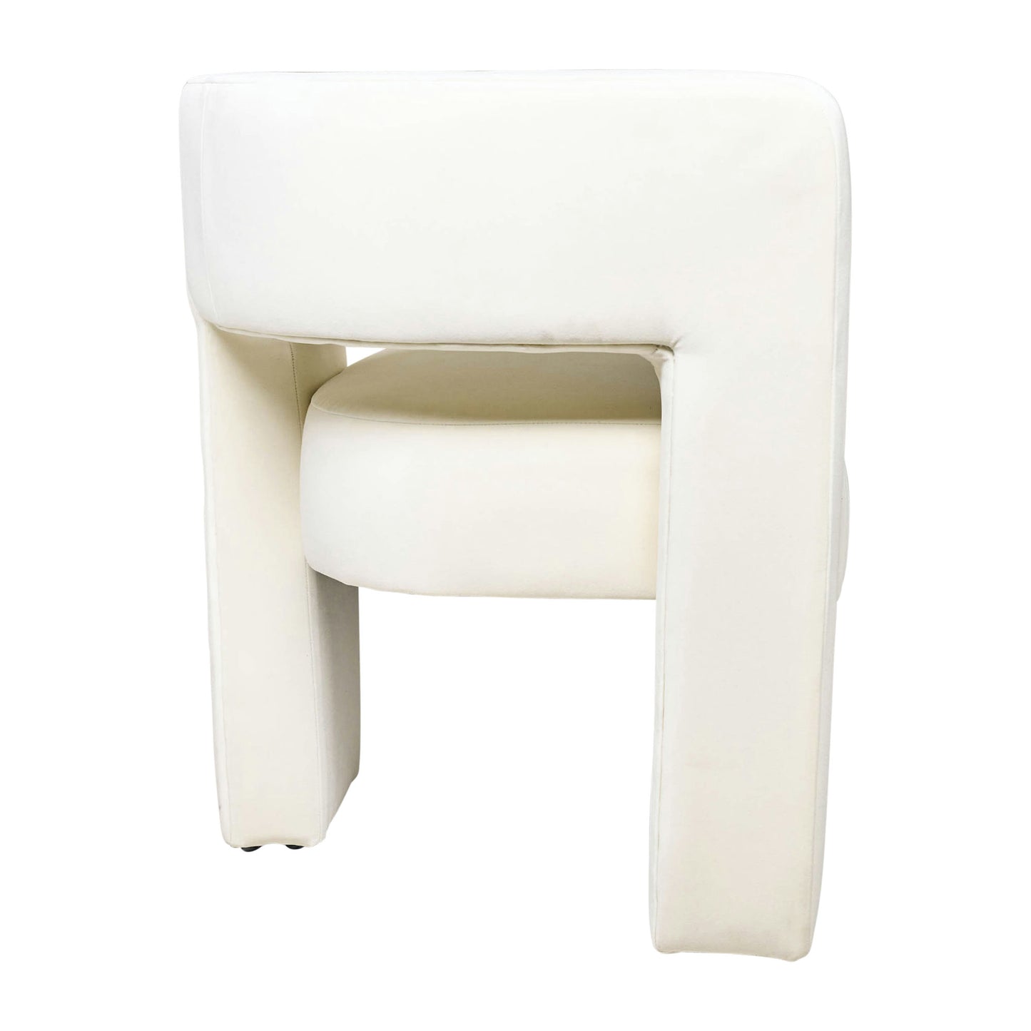 Round Back Chair - Ivory