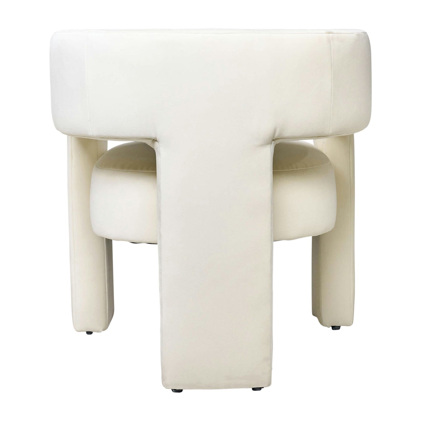 Round Back Chair - Ivory