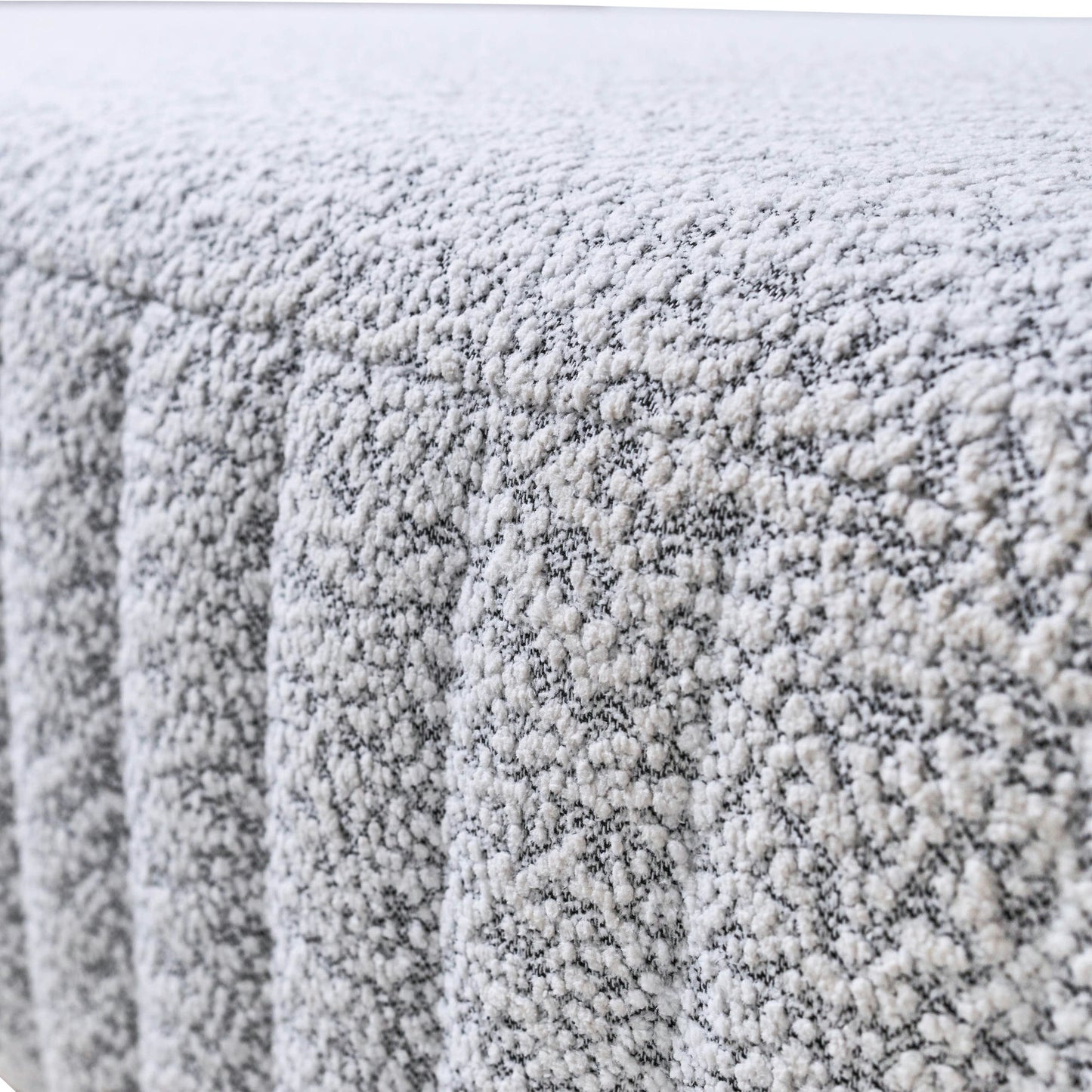 Square Ottoman - White/black Kd