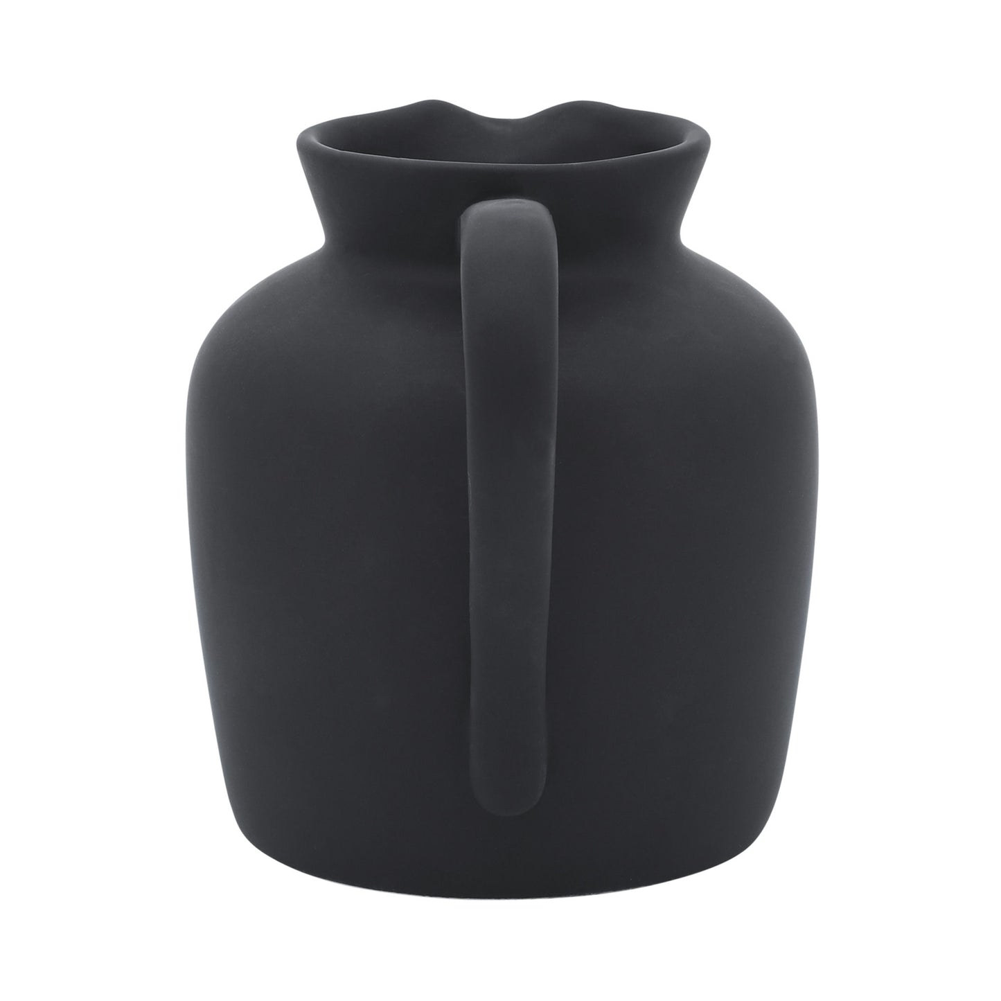 Cer, 5" Pitcher Vase, Black