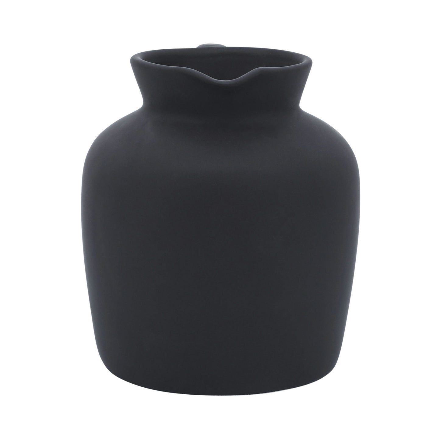 Cer, 5" Pitcher Vase, Black