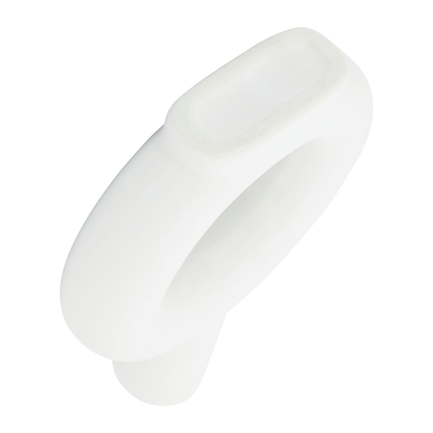 Cer, 9" Round Cut-out Vase, White