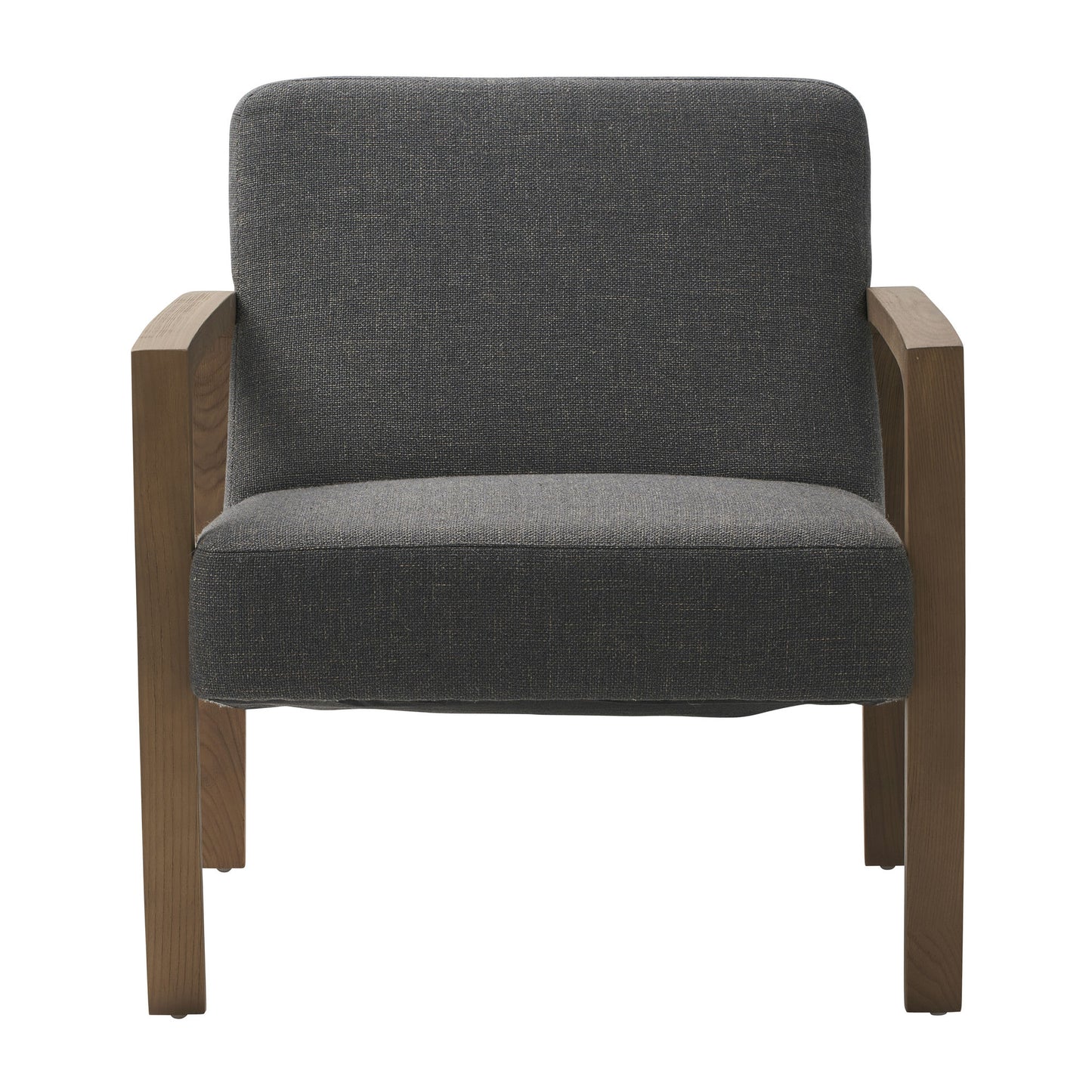 Modern Versatile, Wood Armchair, Gray