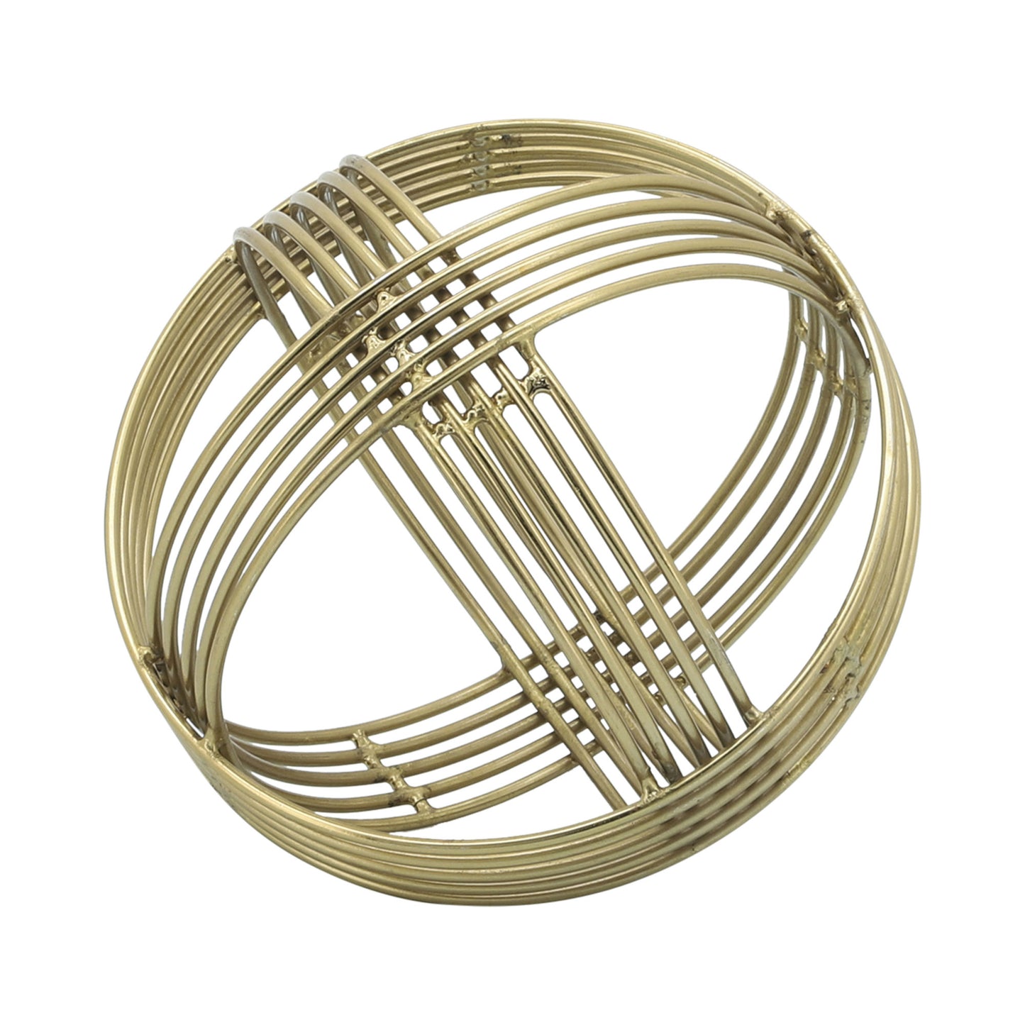Metal, 6" Orb, Gold