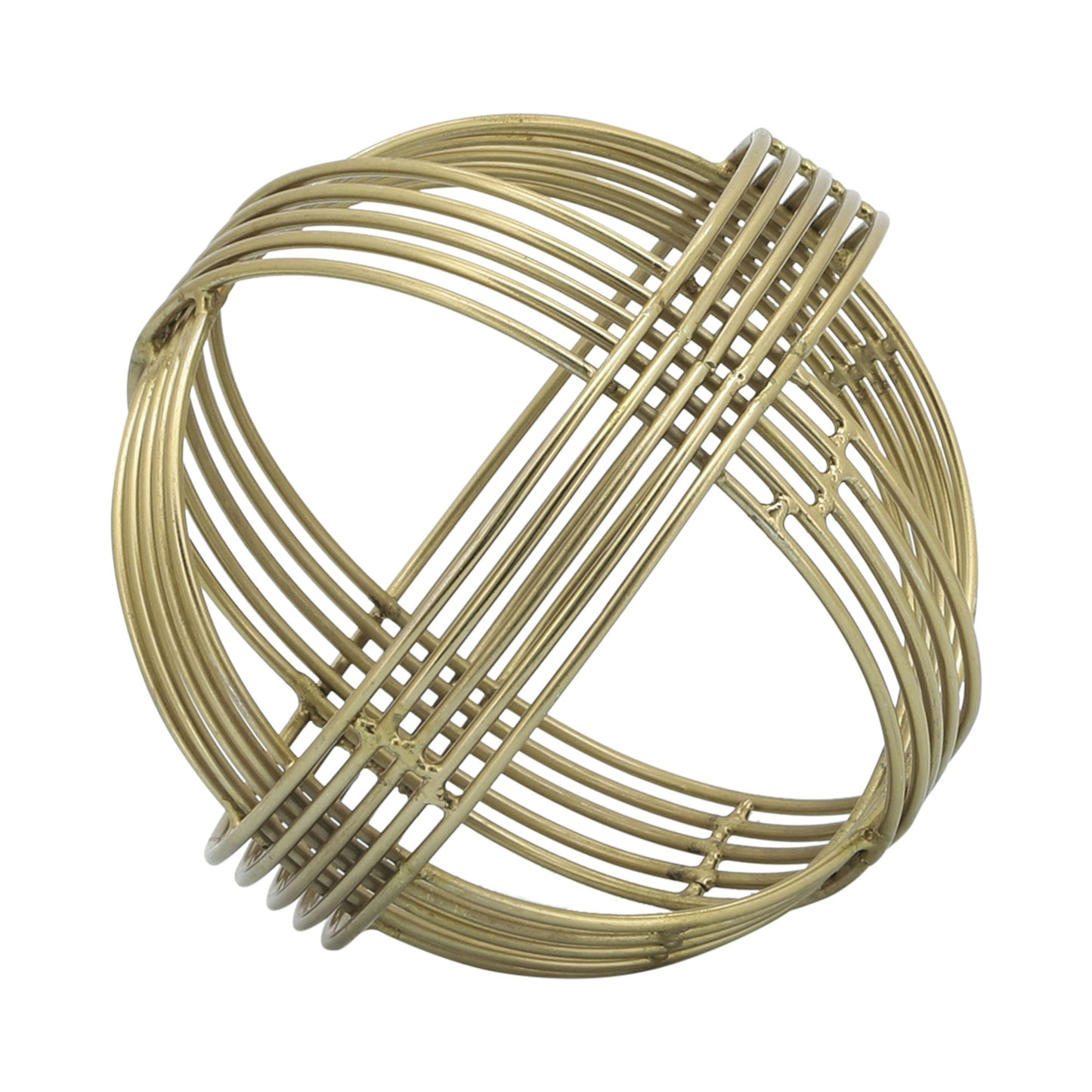 Metal, 6" Orb, Gold