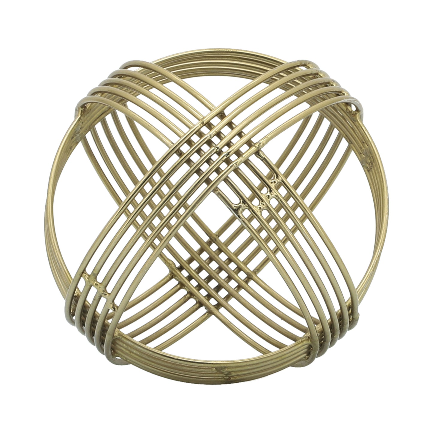 Metal, 6" Orb, Gold