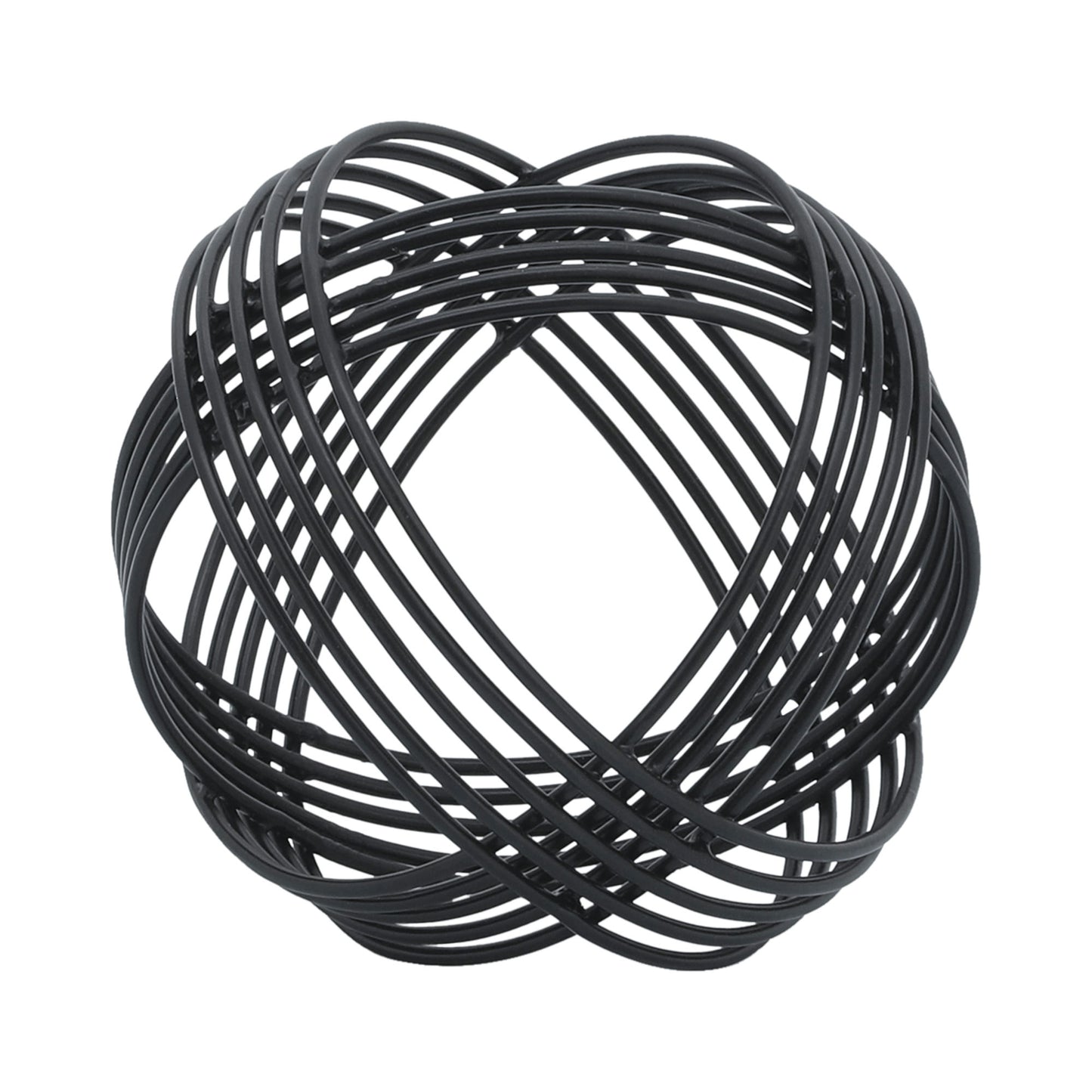 Metal, 6" Orb, Black