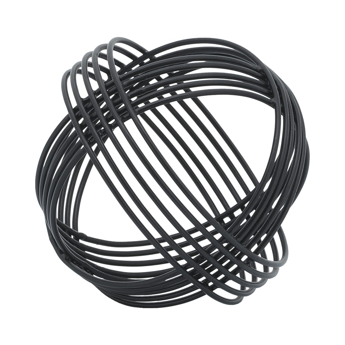 Metal, 6" Orb, Black