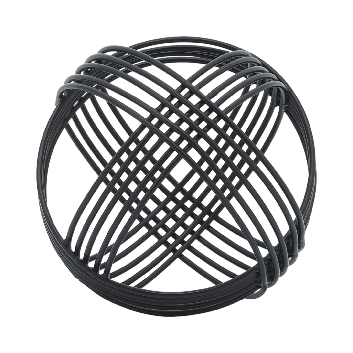 Metal, 6" Orb, Black