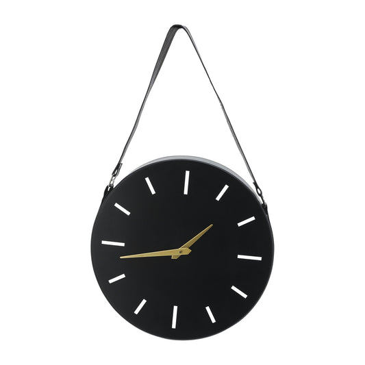 Metal, 14" Wall Clock, Black