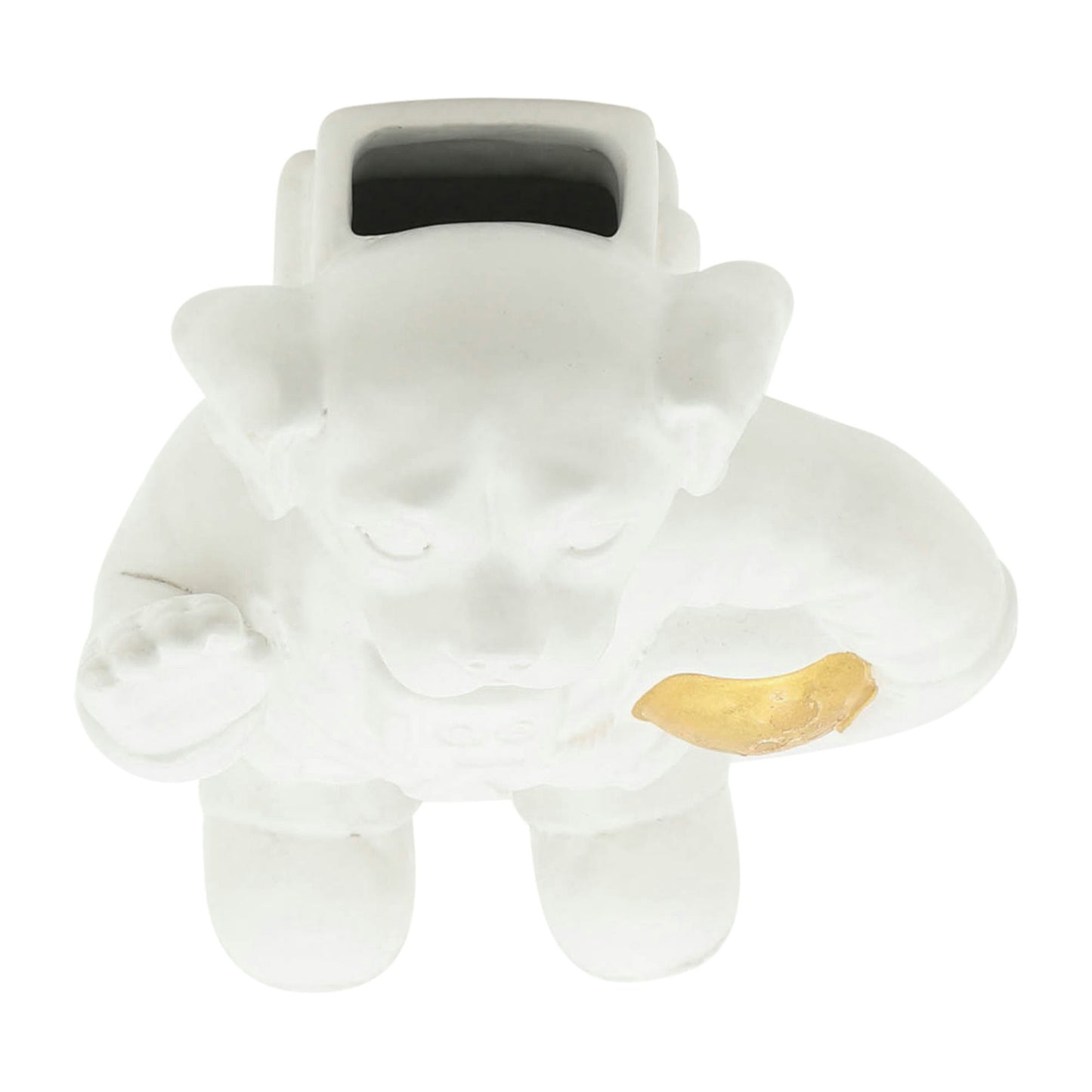 Cer,12",astrodog Deco,white/gold