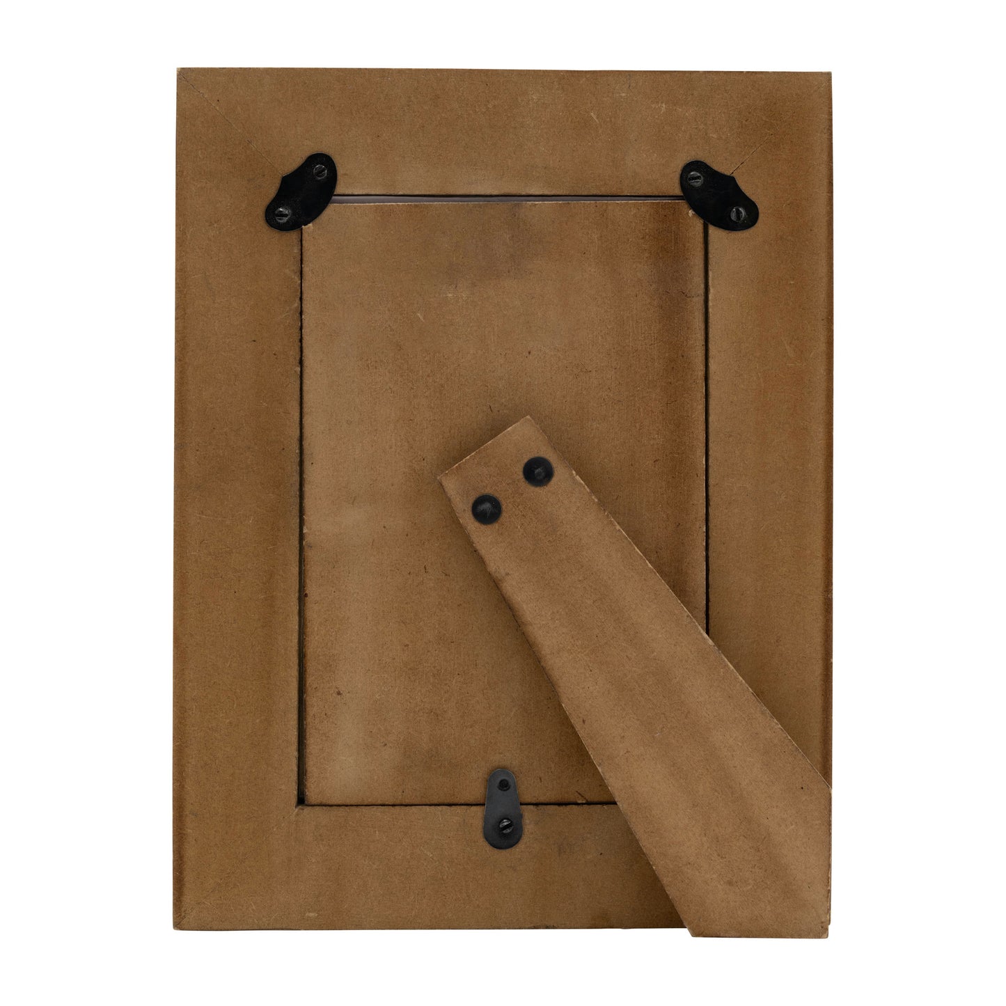 Resin 4x6" White W/ Black Stripes Photo Frame