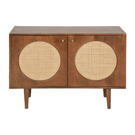 Wood, 39"l 2-door Sideboard, Brown Kd